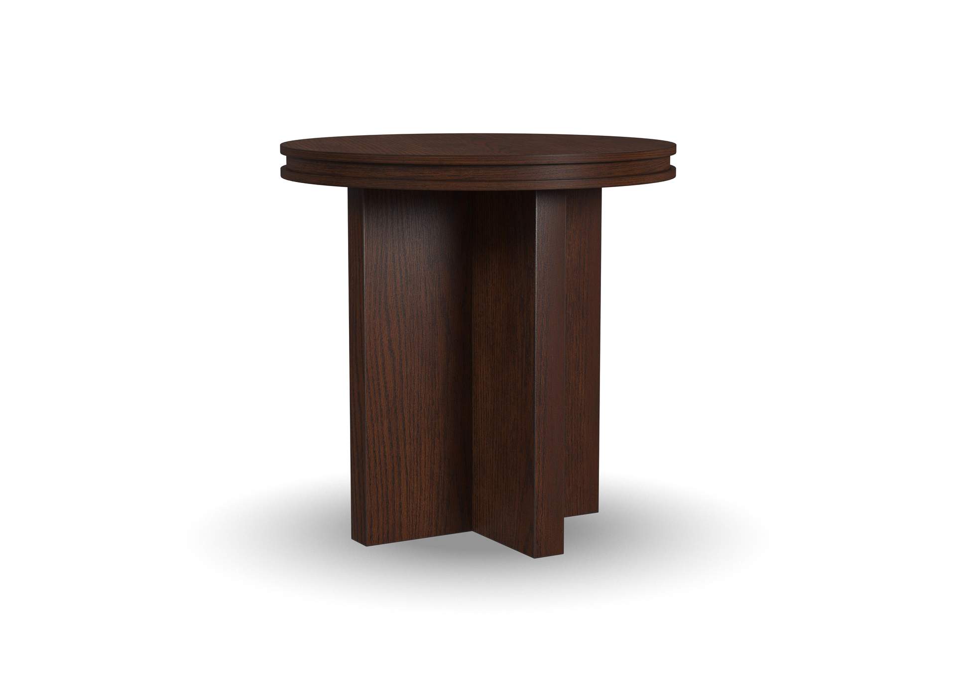 Waterfall Round End Table image 1