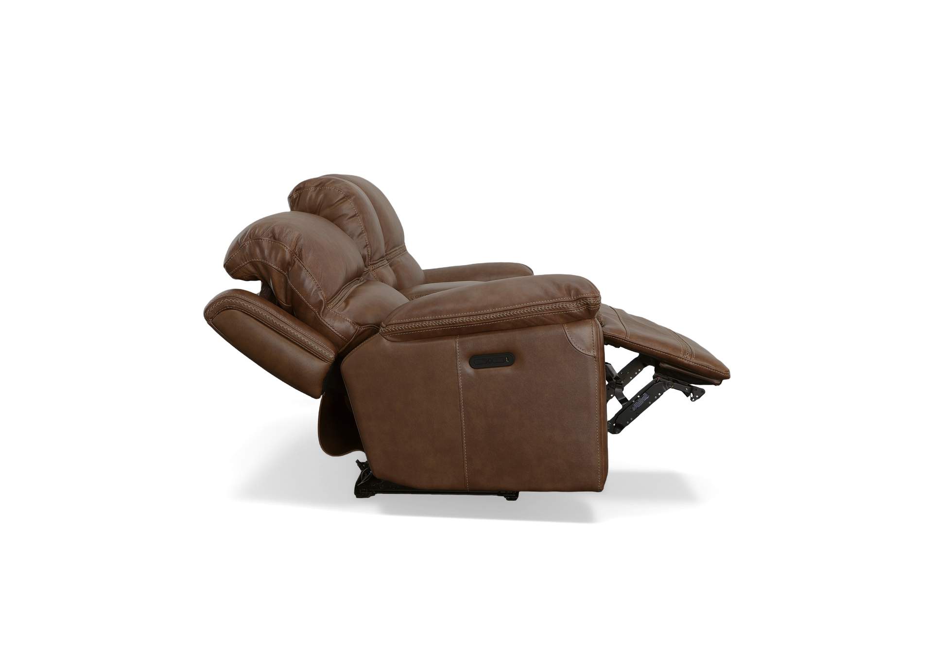 Fenwick Power Reclining Loveseat with Console & Power Headrests image 4