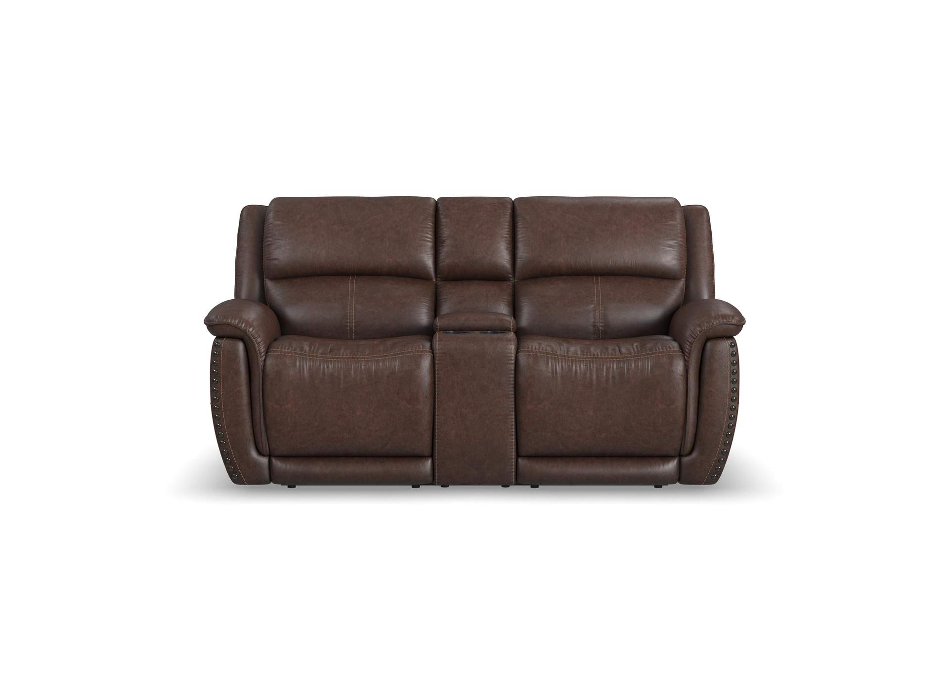 Beau Power Reclining Loveseat with Console & Power Headrests image 3