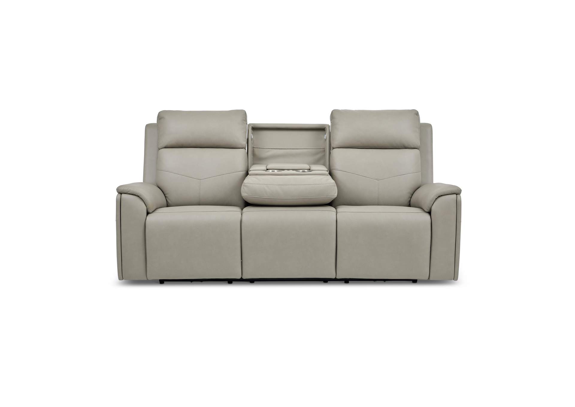 Vernon Power Reclining Sofa with Console, Power Headrest, Lumbar, Heat & Massage image 6