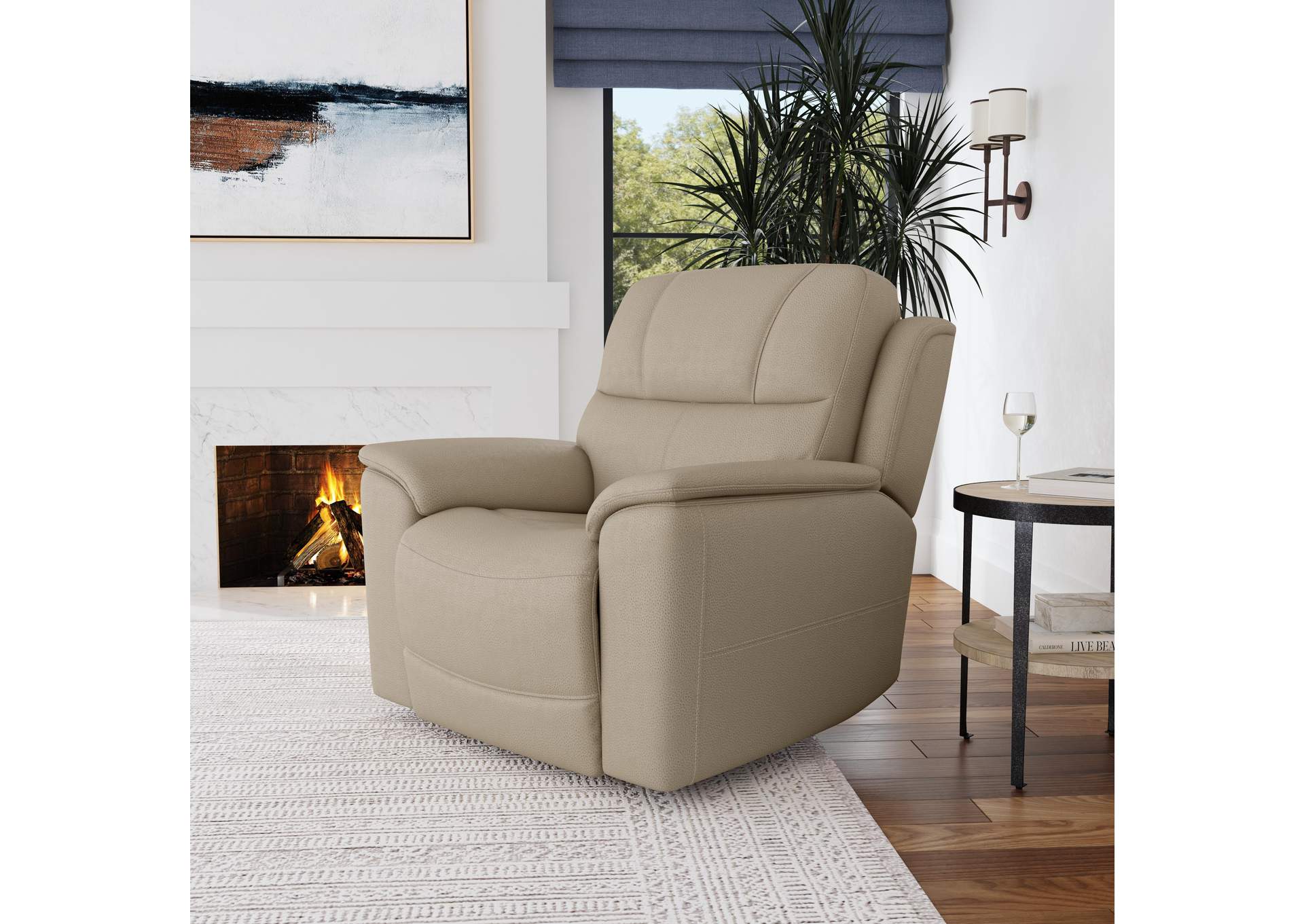 Crew Power Recliner with Power Headrest & Lumbar image 12