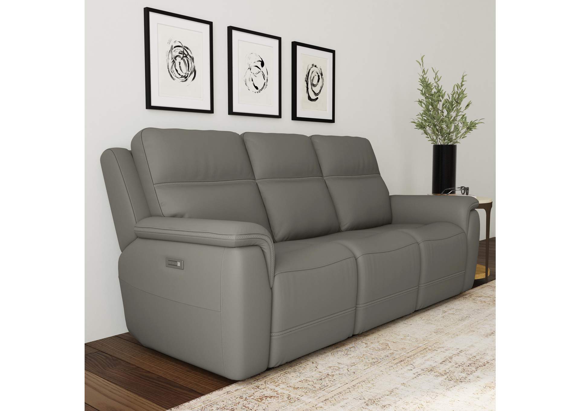 Sawyer Power Reclining Sofa with Power Headrests & Lumbar image 8