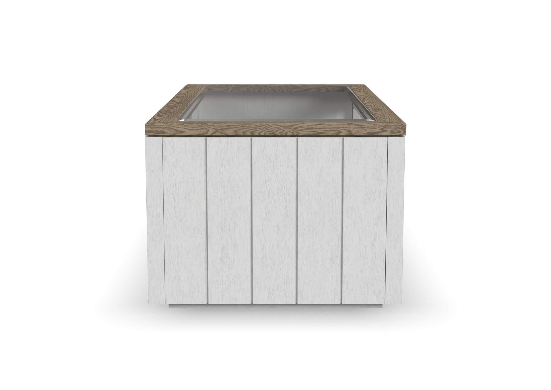Melody Rectangular Coffee Table with Casters image 4