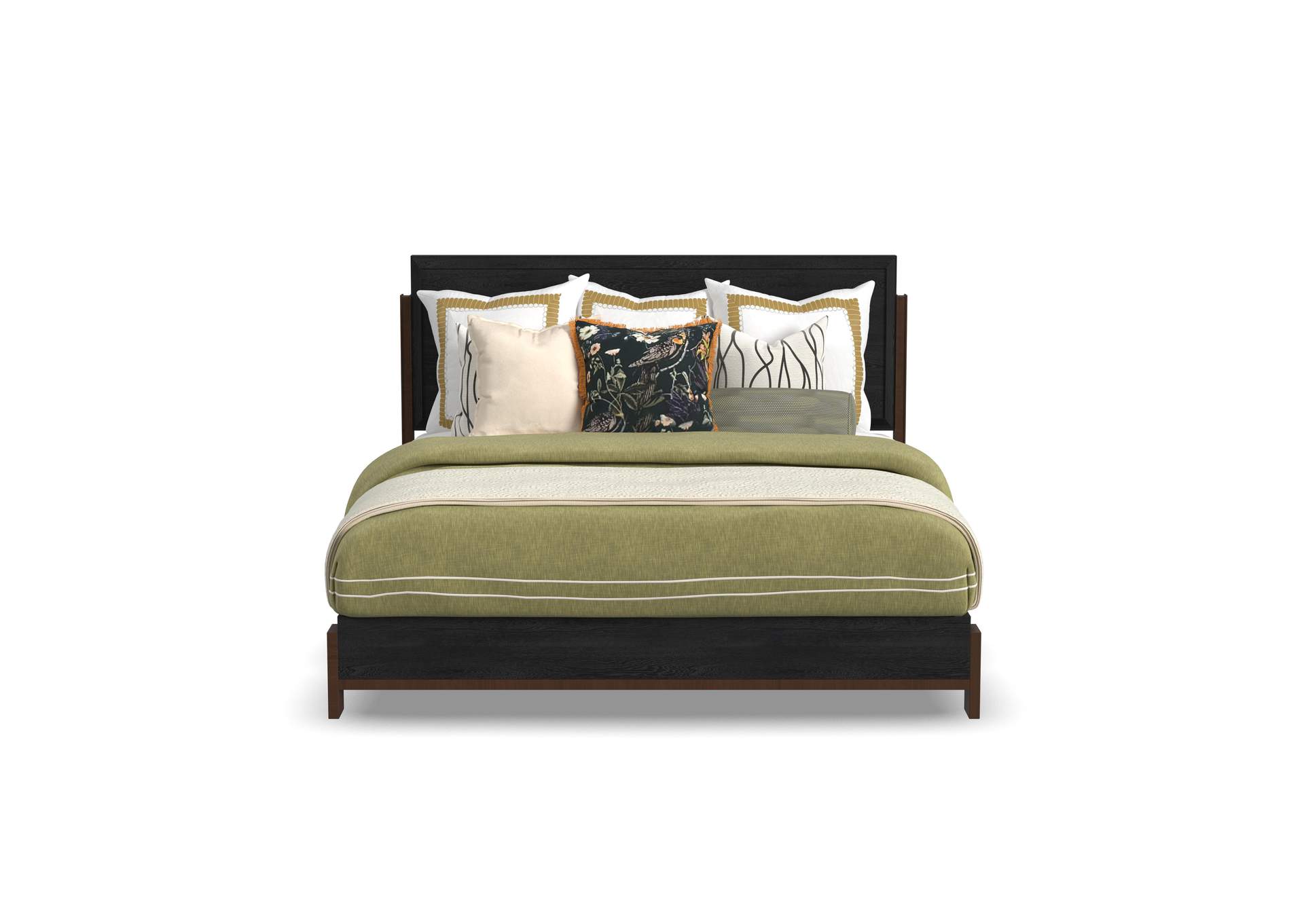 Waterfall King Panel Bed image 3