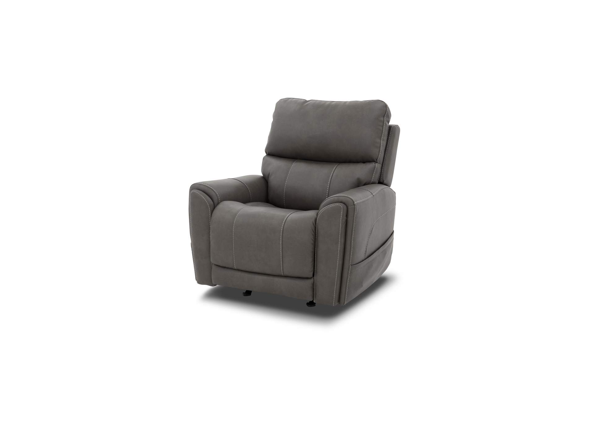 Carter Power Rocking Recliner with Power Headrest, Lumbar, Heat & Massage image 1