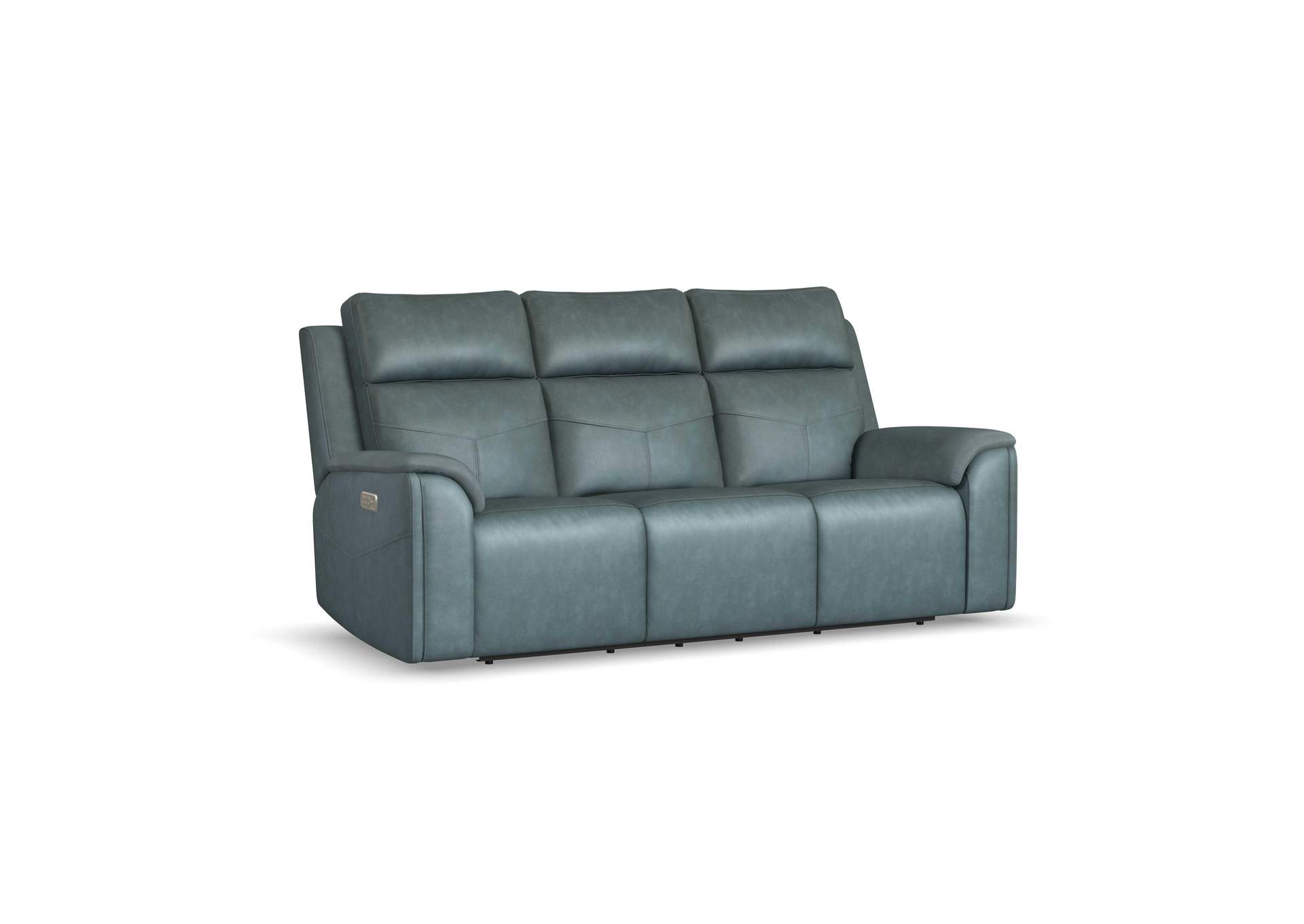 Vernon Power Reclining Sofa with Console, Power Headrest, Lumbar, Heat & Massage image 1