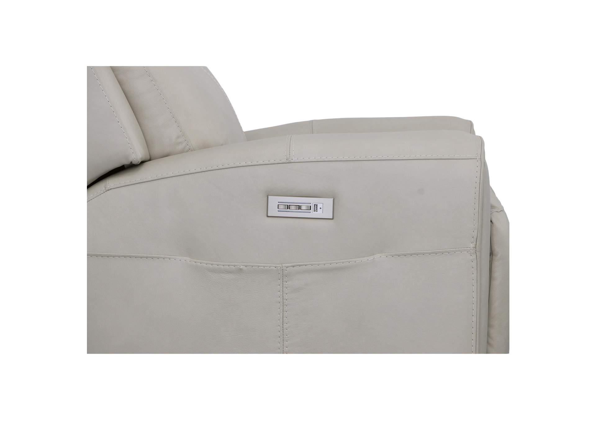 Barnett Power Recliner with Power Headrest & Lumbar image 7