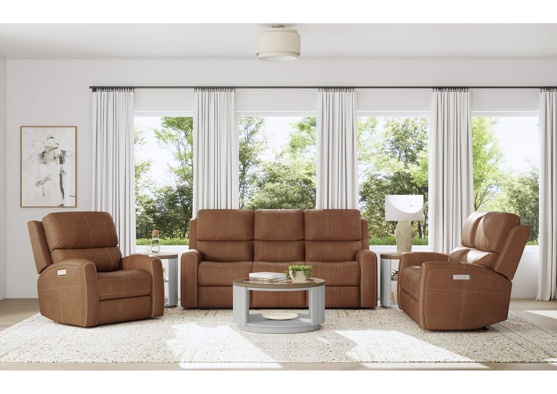 Linden Power Reclining Sofa with Power Headrests & Lumbar image 8