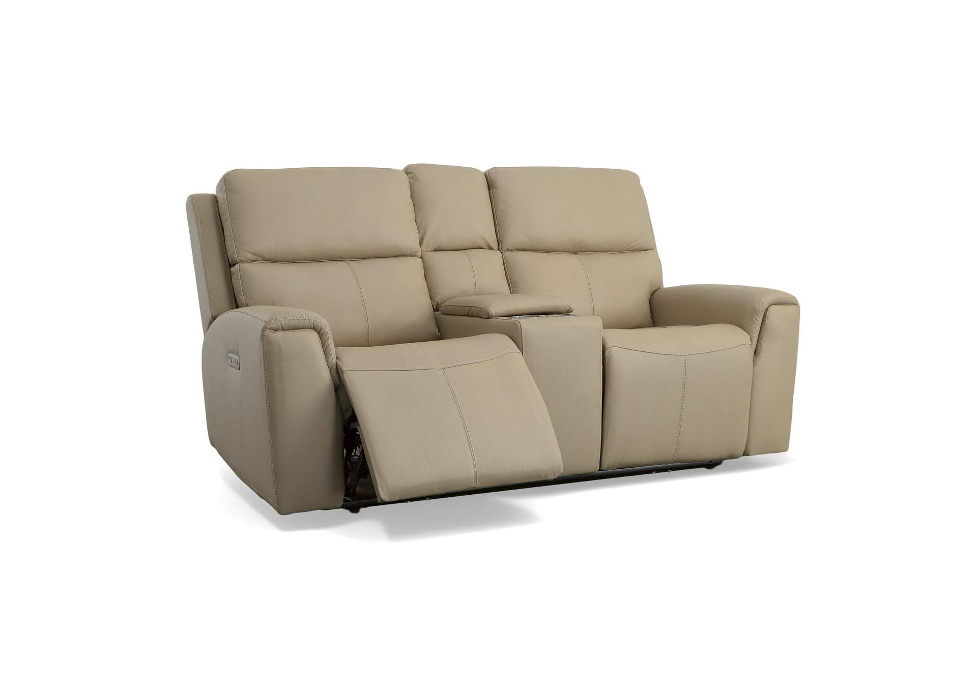 Jarvis Power Reclining Loveseat with Console & Power Headrests image 3