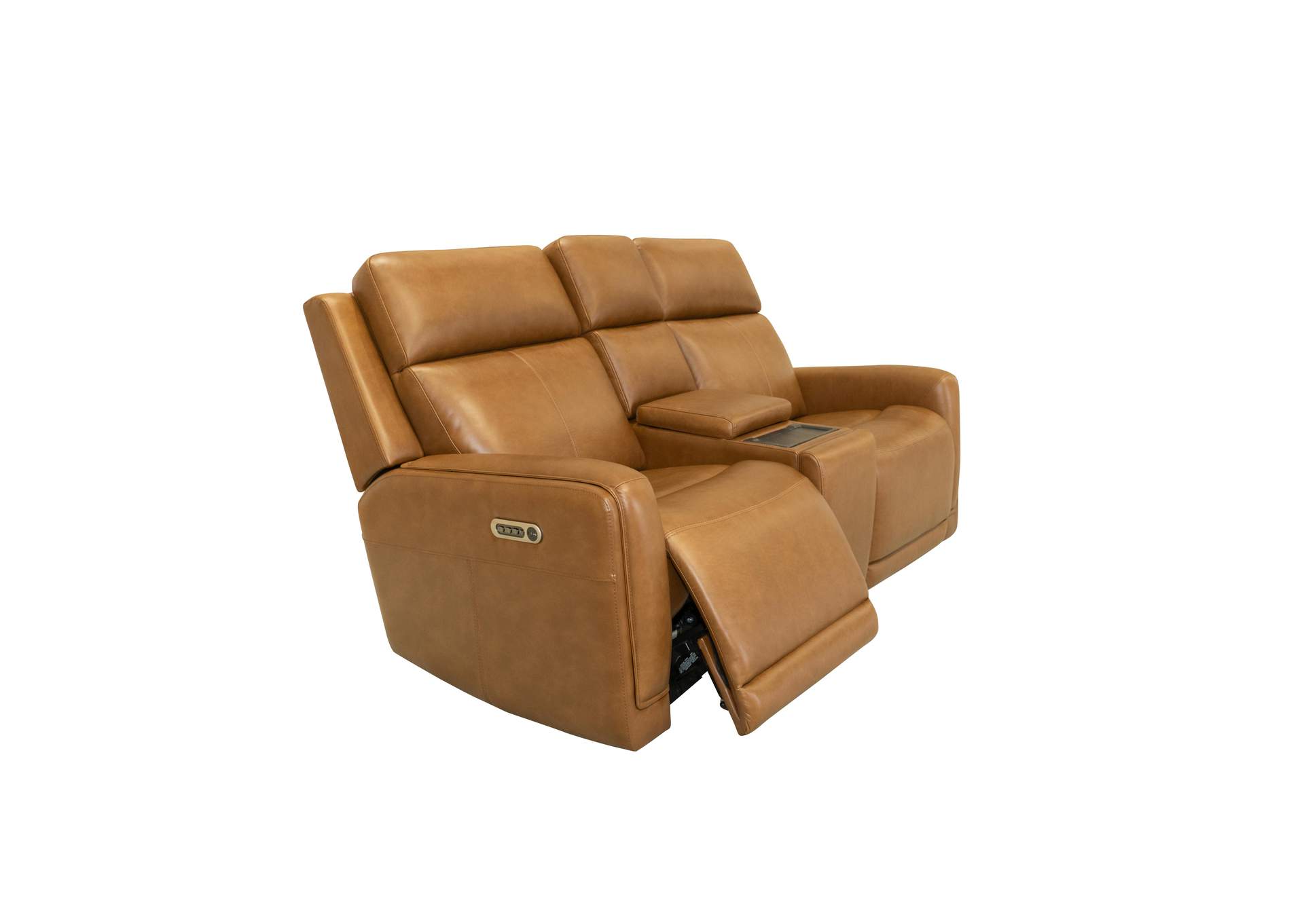 Alister Power Gliding Loveseat with Console, Power Headrests & Lumbar image 4