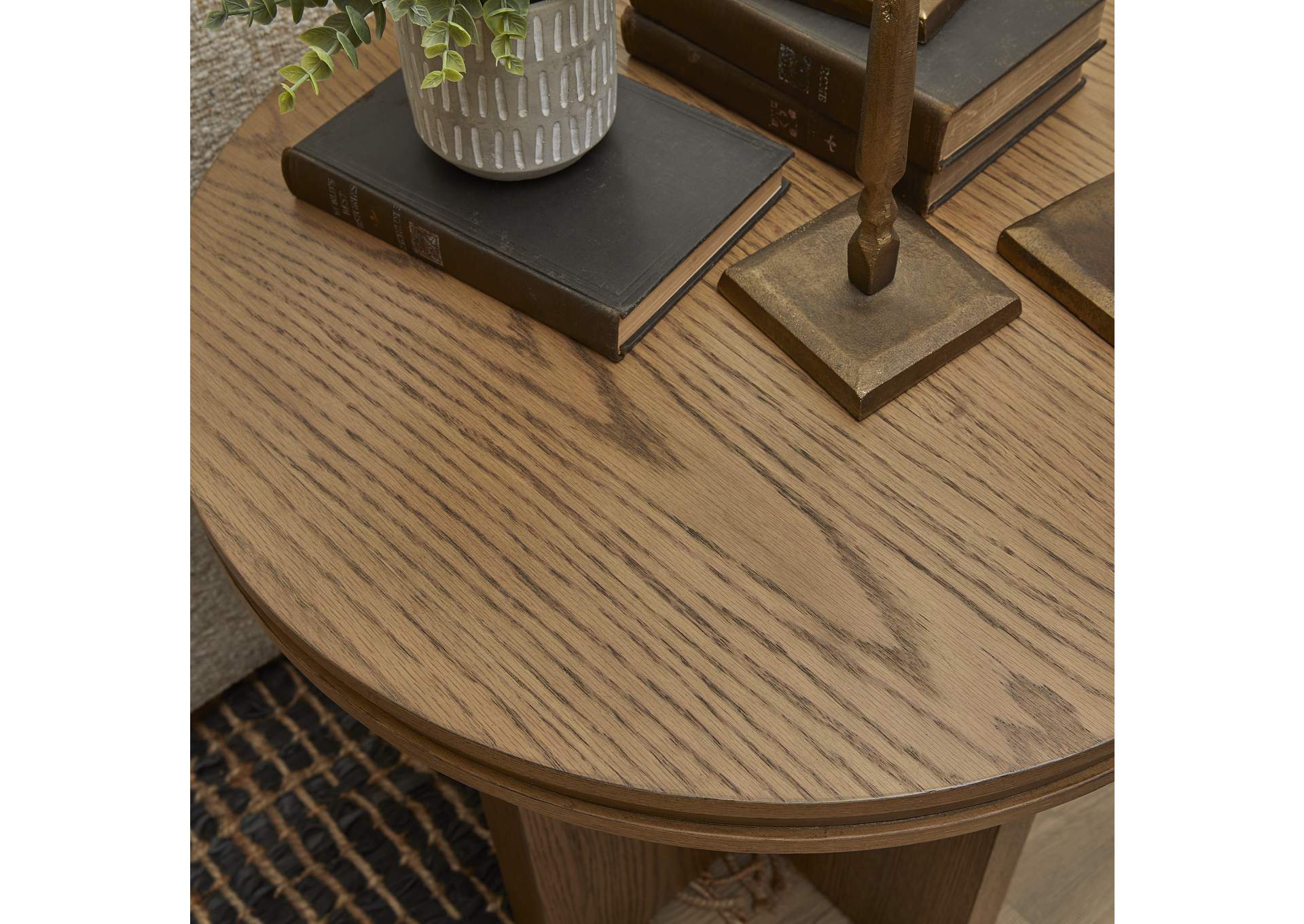 Waterfall Round End Table image 4