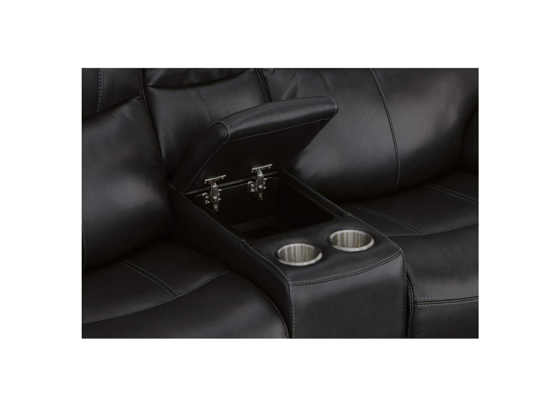 Crew Power Reclining Loveseat with Console, Power Headrests & Lumbar image 11