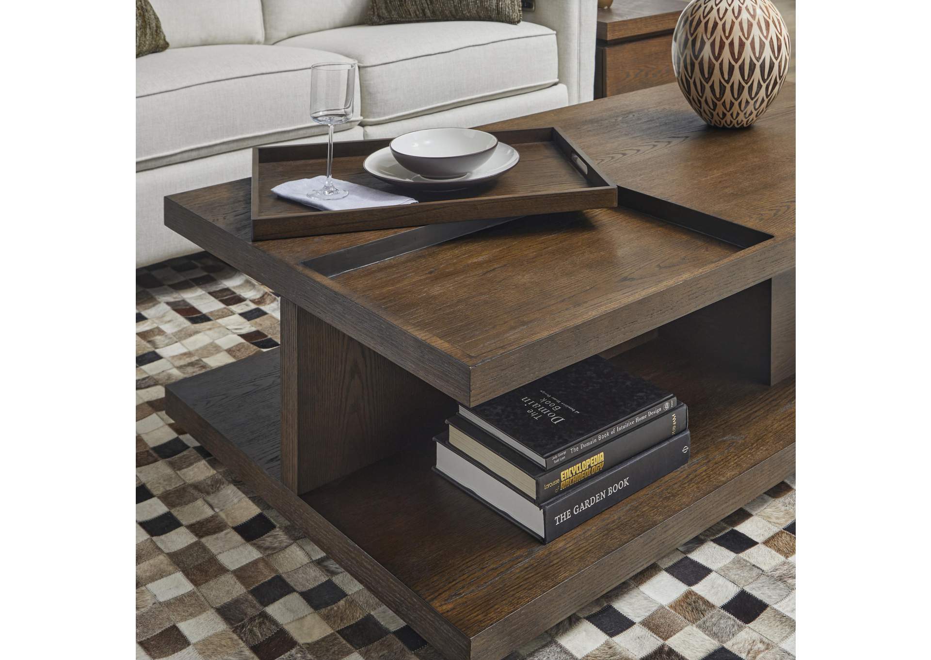 Athens Rectangular Coffee Table with Casters image 8