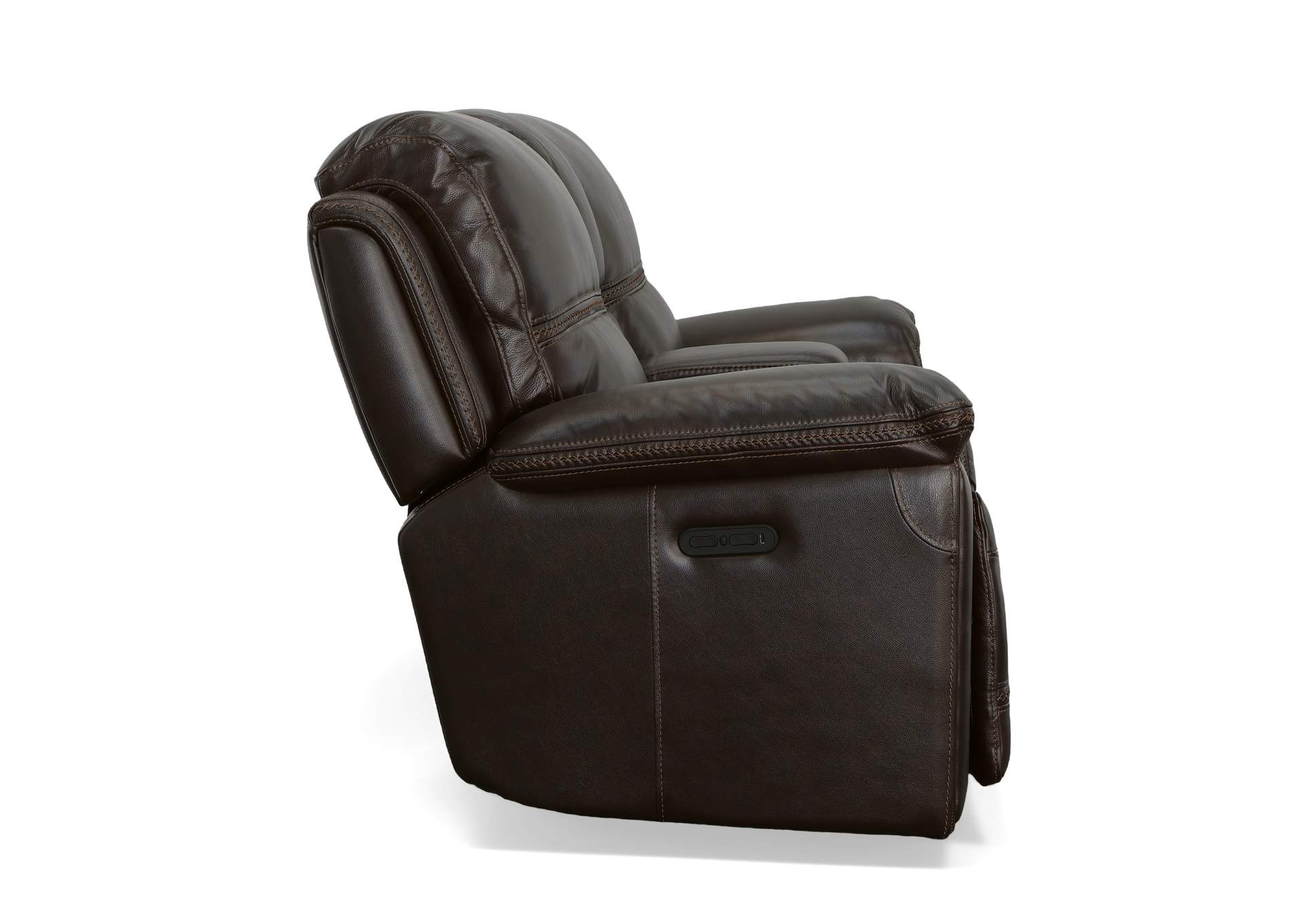 Fenwick Power Reclining Loveseat with Console & Power Headrests image 6