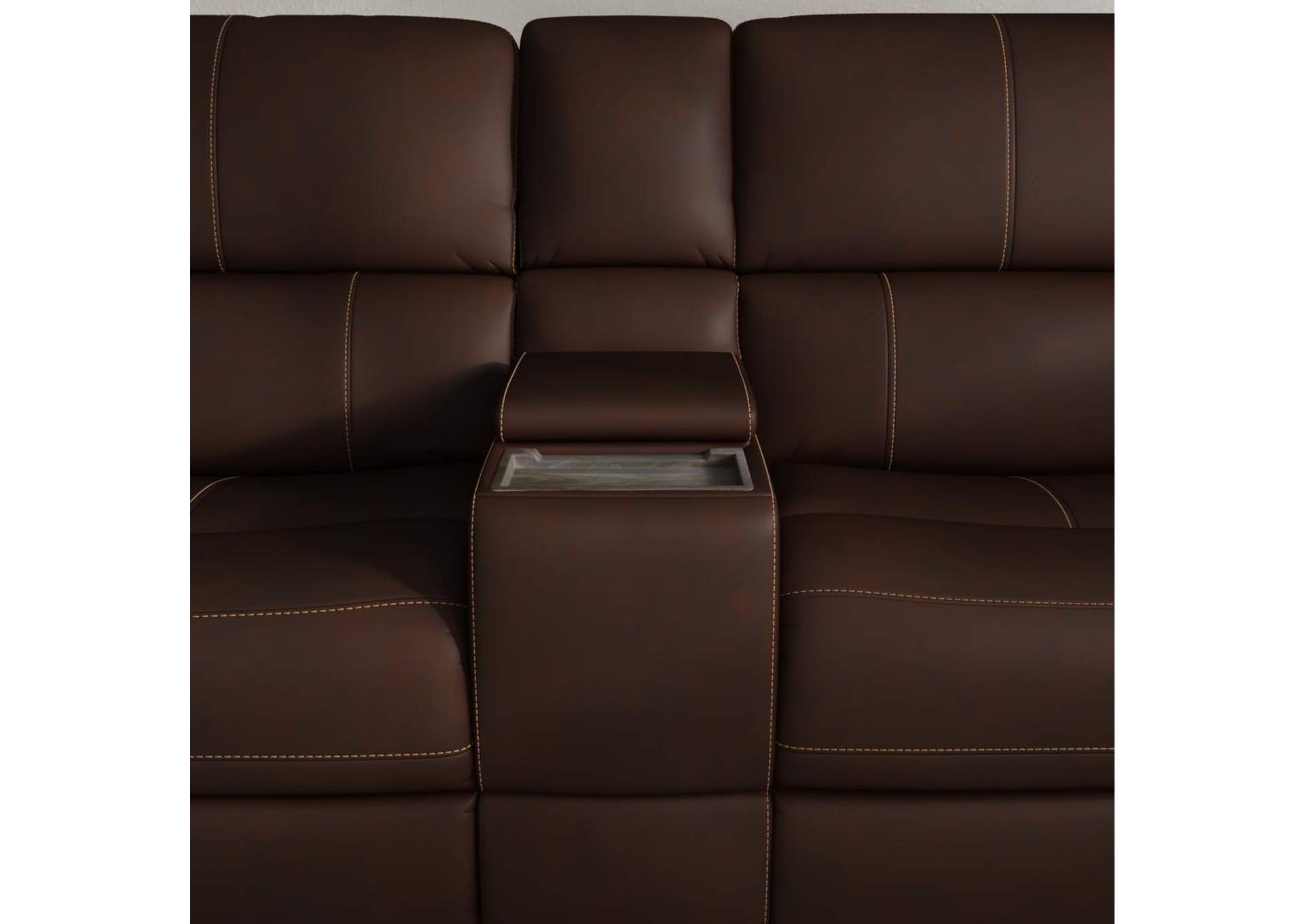 Henry Power Reclining Loveseat with Console & Power Headrests & Lumbar image 8