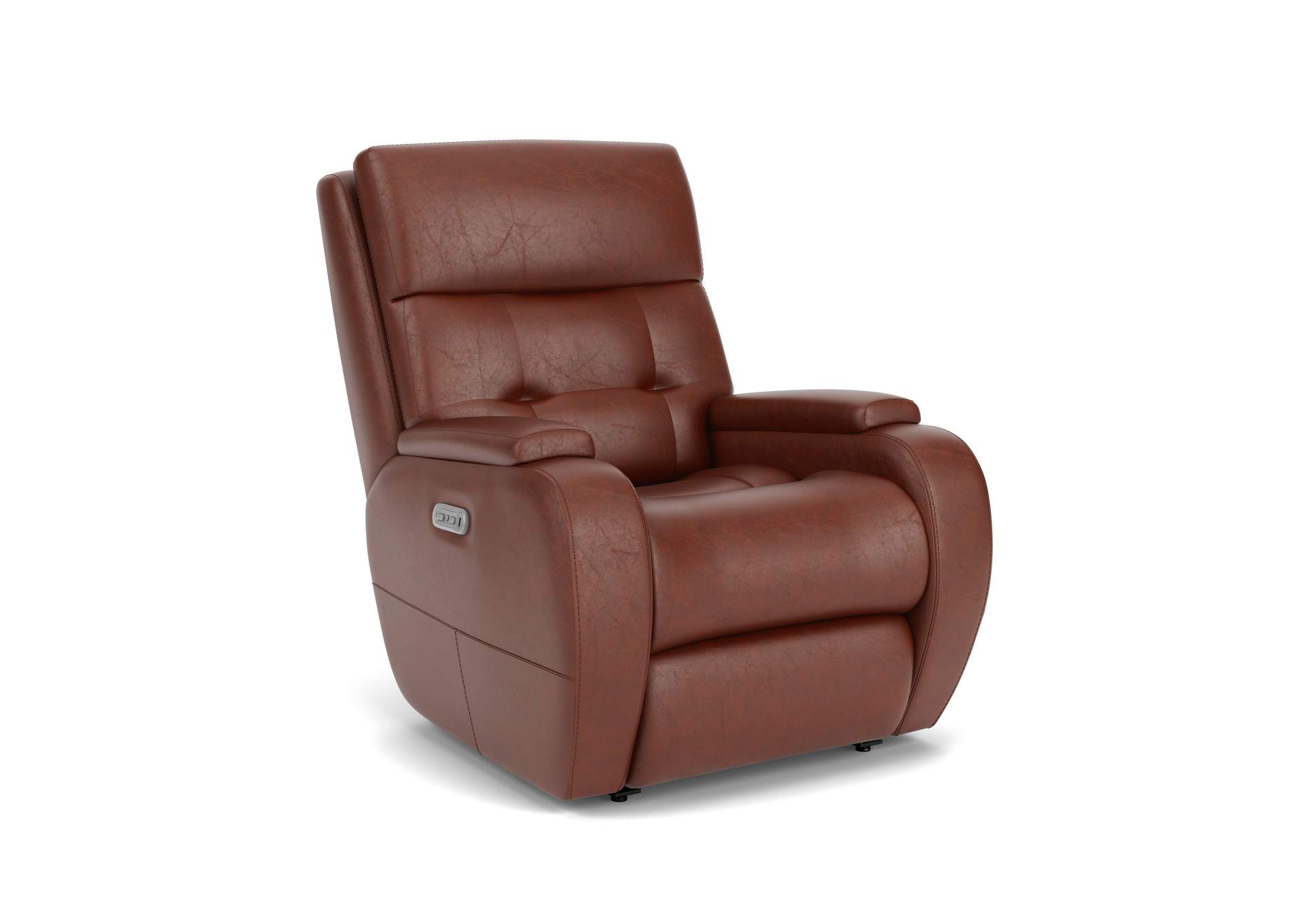 Strait Power Recliner with Power Headrest image 4