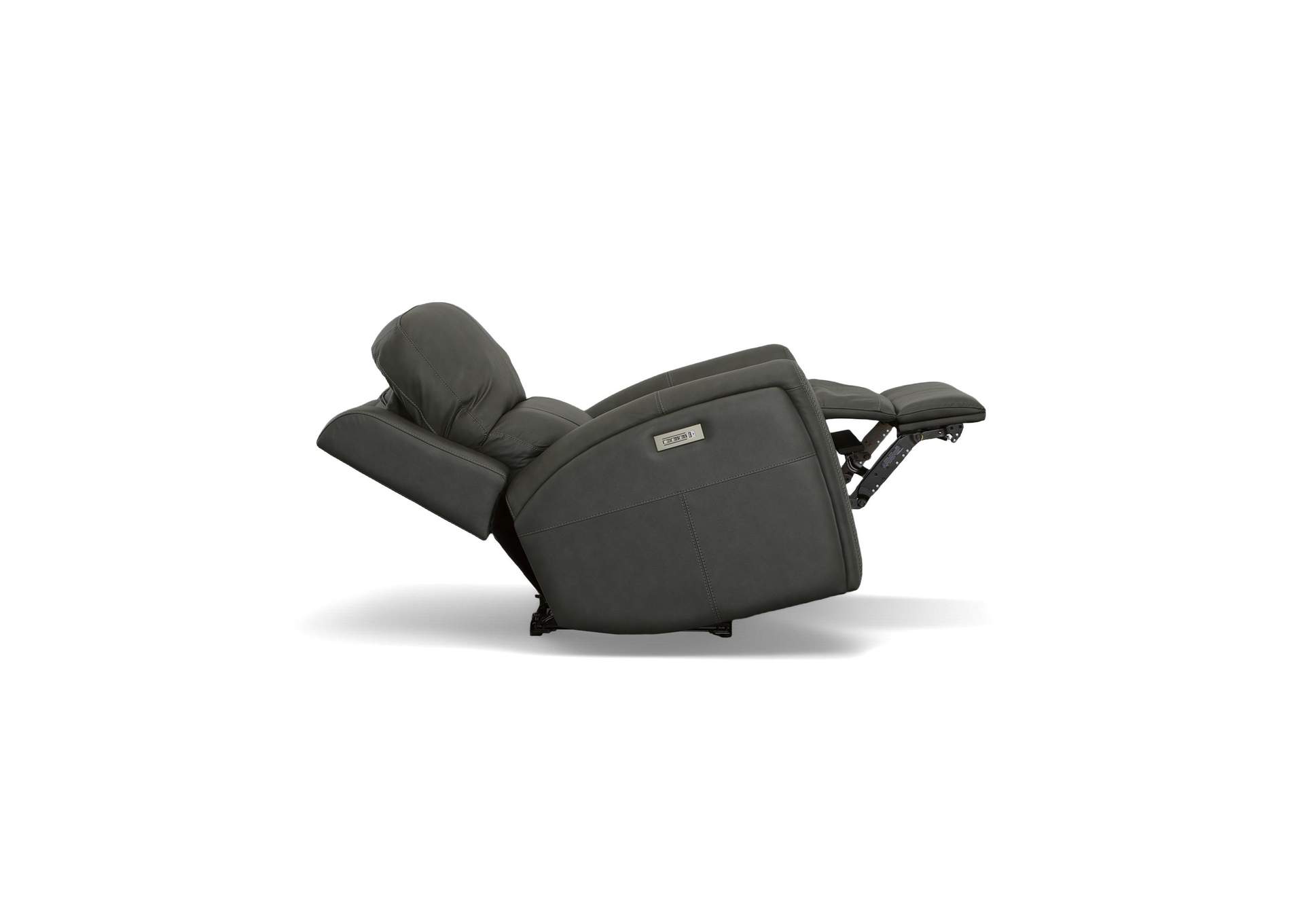 Linden Power Swivel Gliding Recliner with Power Headrest, Lumbar, Heat & Massage image 4