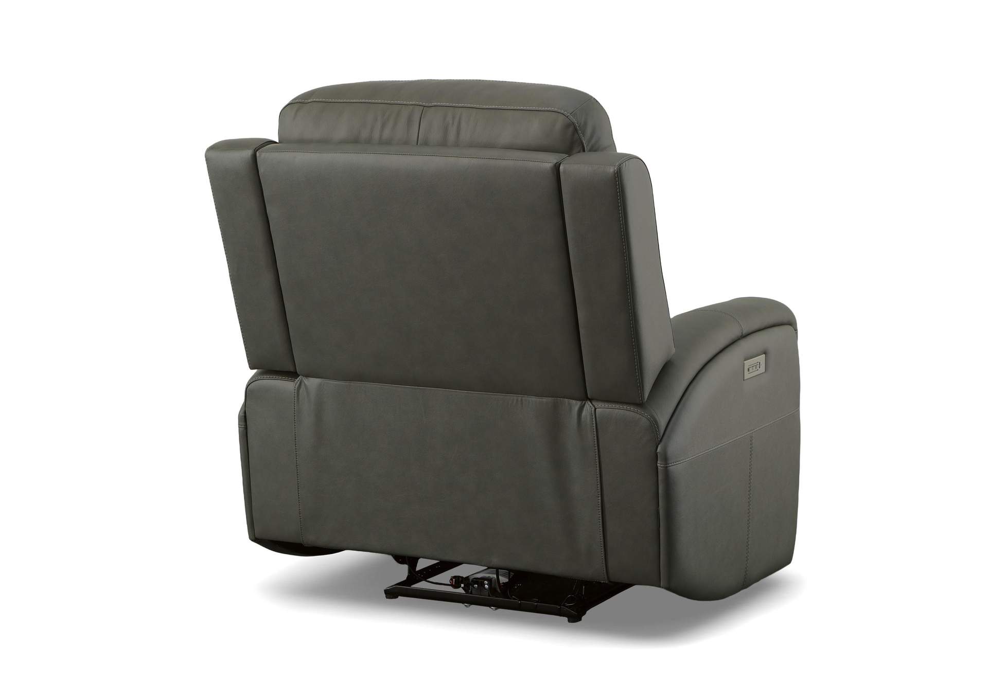 Linden Power Swivel Gliding Recliner with Power Headrest, Lumbar, Heat & Massage image 7