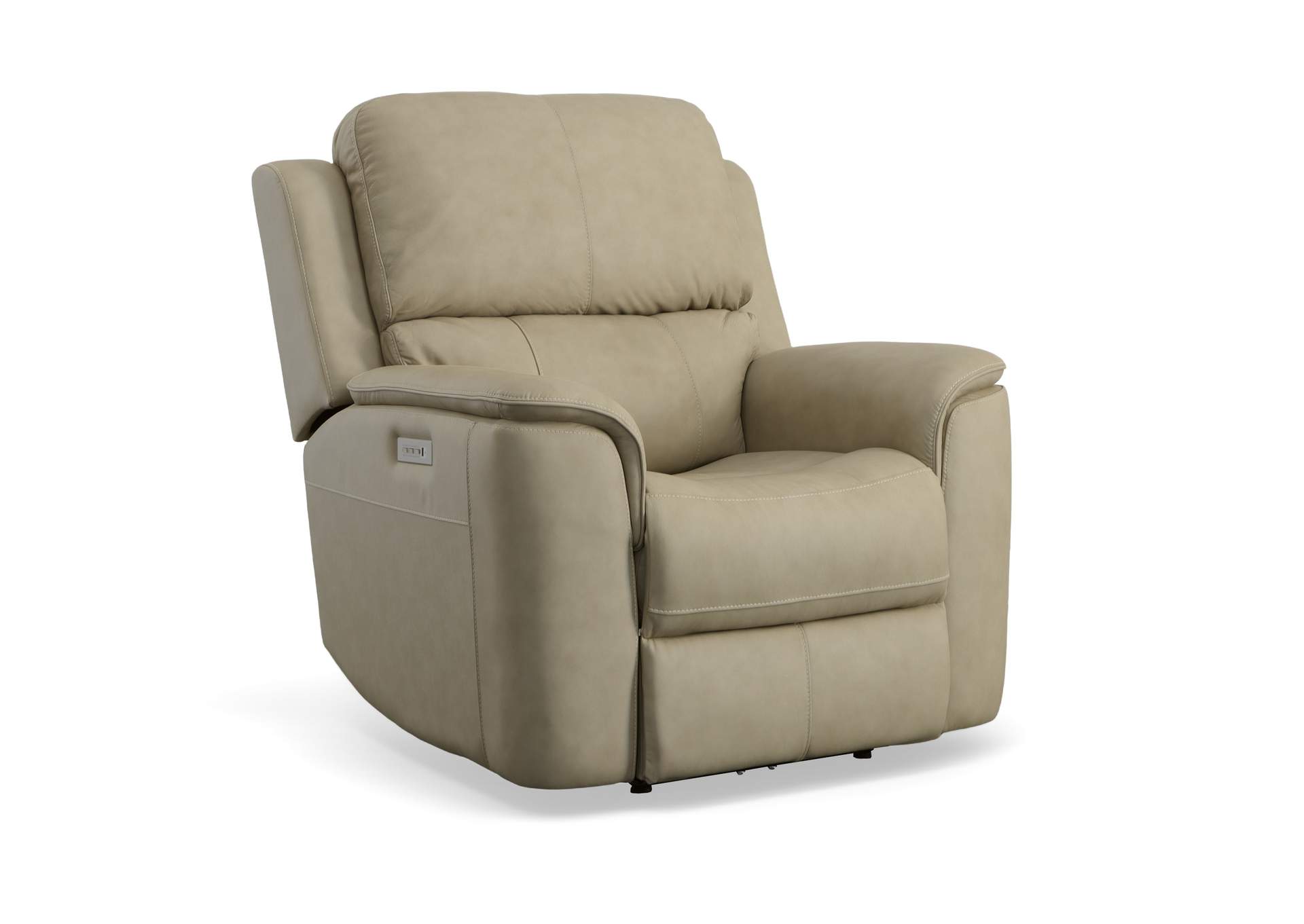 Henry Power Recliner with Power Headrest & Lumbar image 1