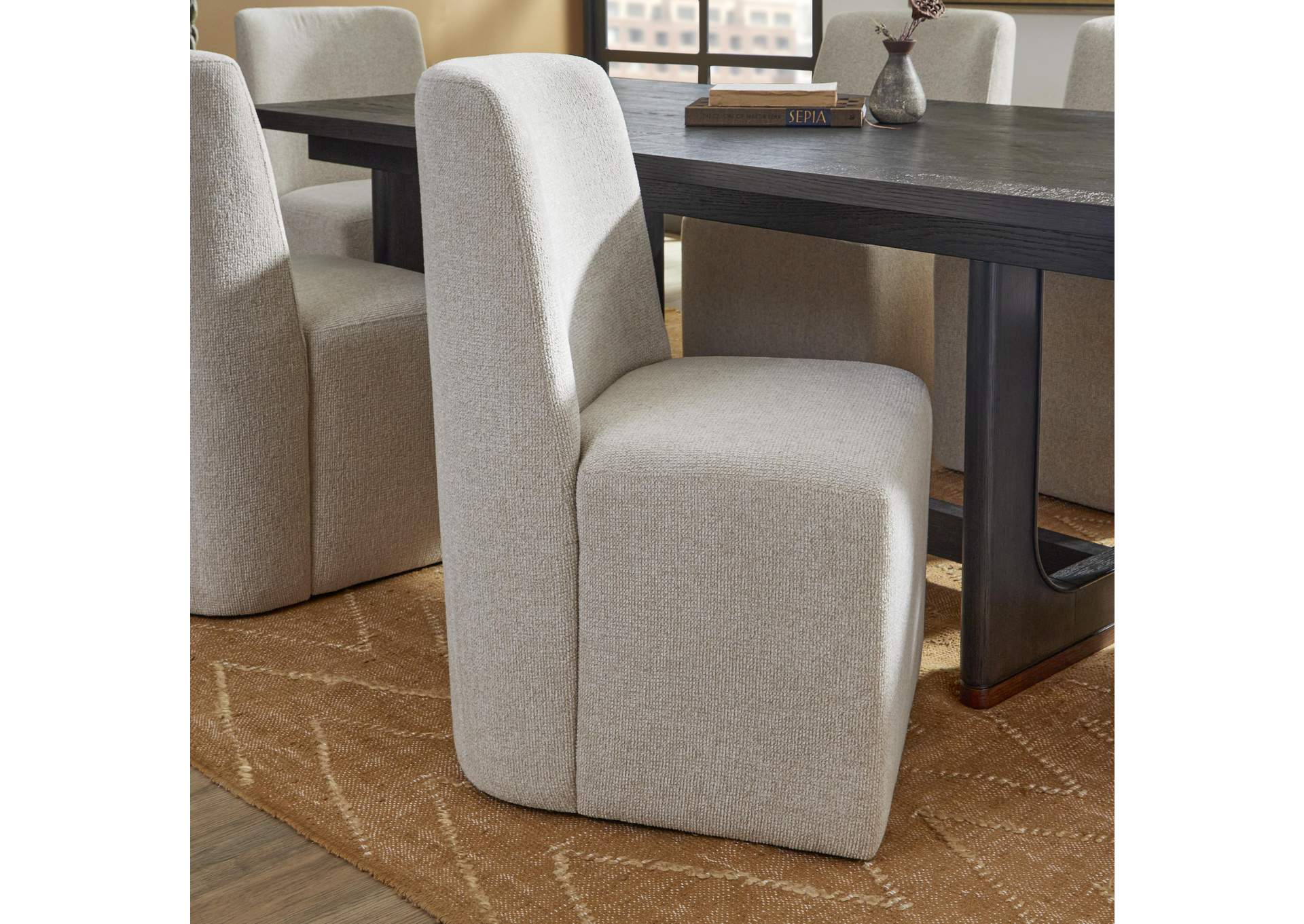 Waterfall Pair of Upholstered Dining Chairs image 8