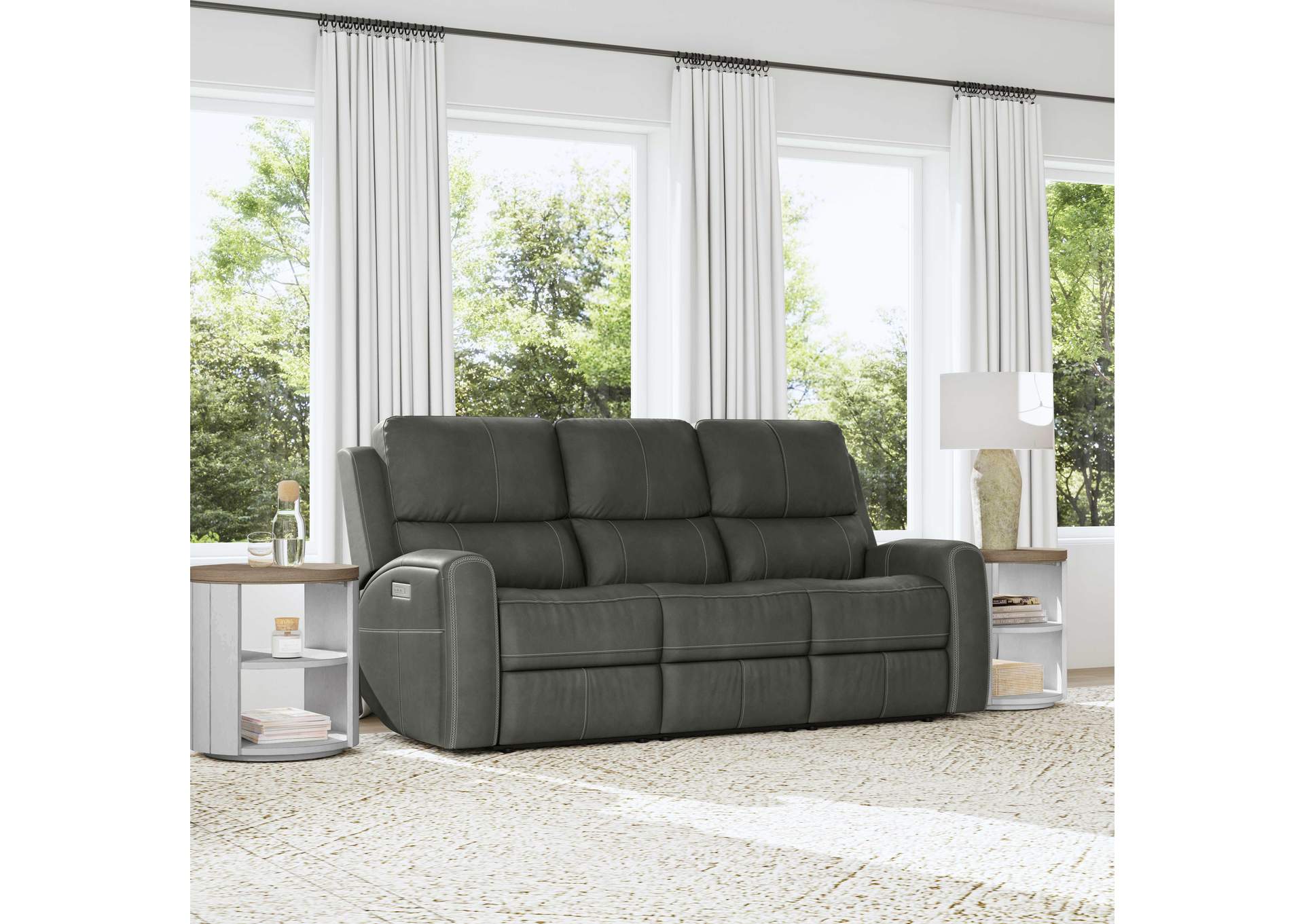 Linden Power Reclining Sofa with Power Headrests & Lumbar image 9