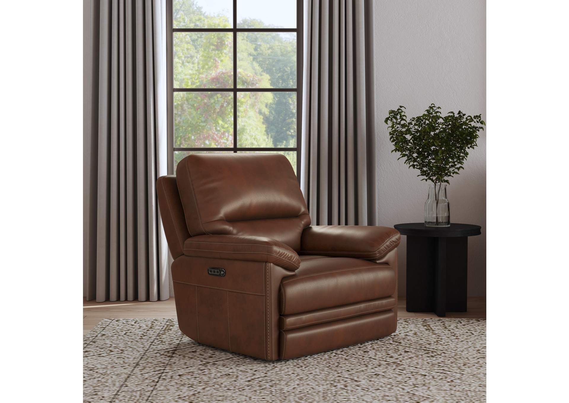 David Power Gliding Recliner with Power Headrest & Lumbar image 9