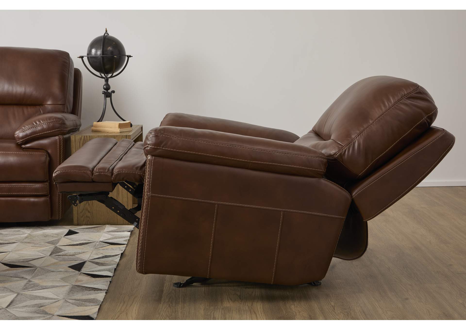 David Power Gliding Recliner with Power Headrest & Lumbar image 8