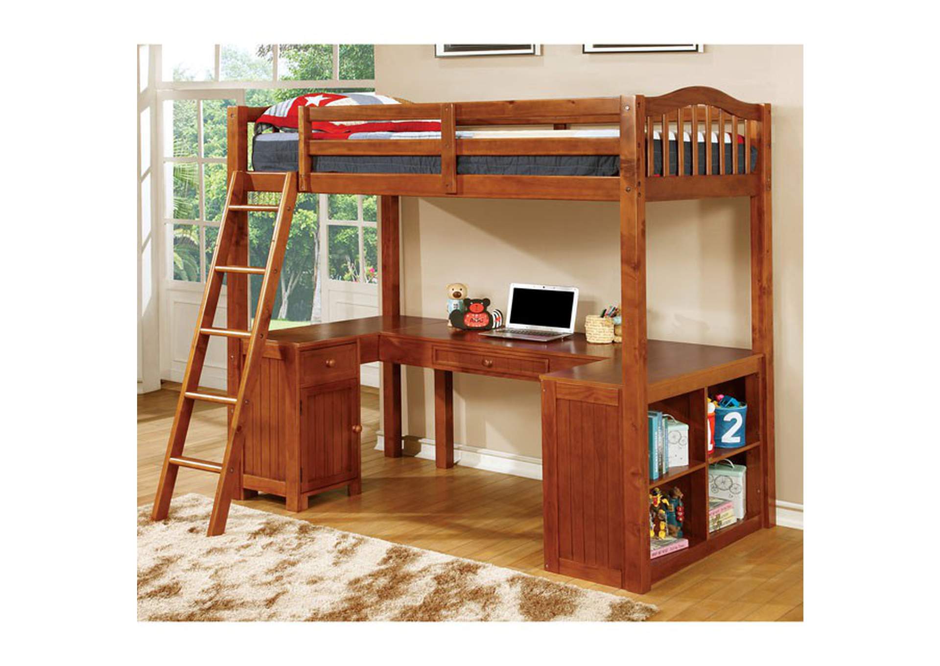 Dutton Twin/Workstation Loft Bed