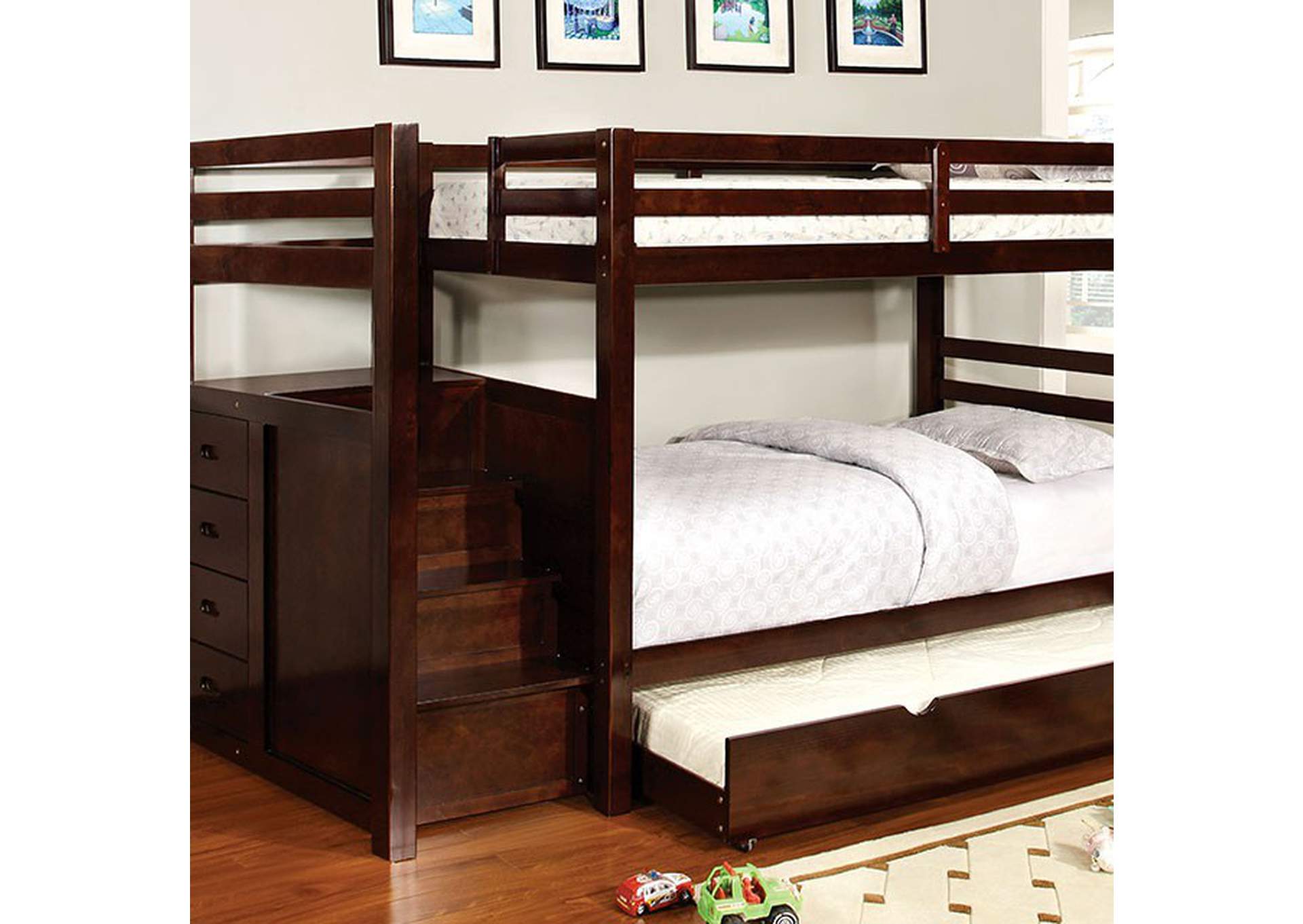 Pine Ridge Twin/Full Bunk Bed image 4