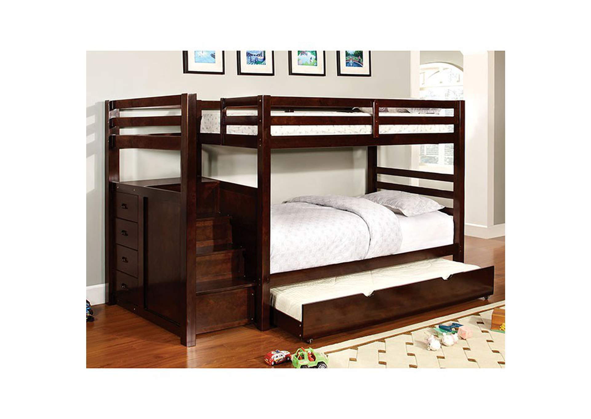 Pine Ridge Twin/Full Bunk Bed image 5