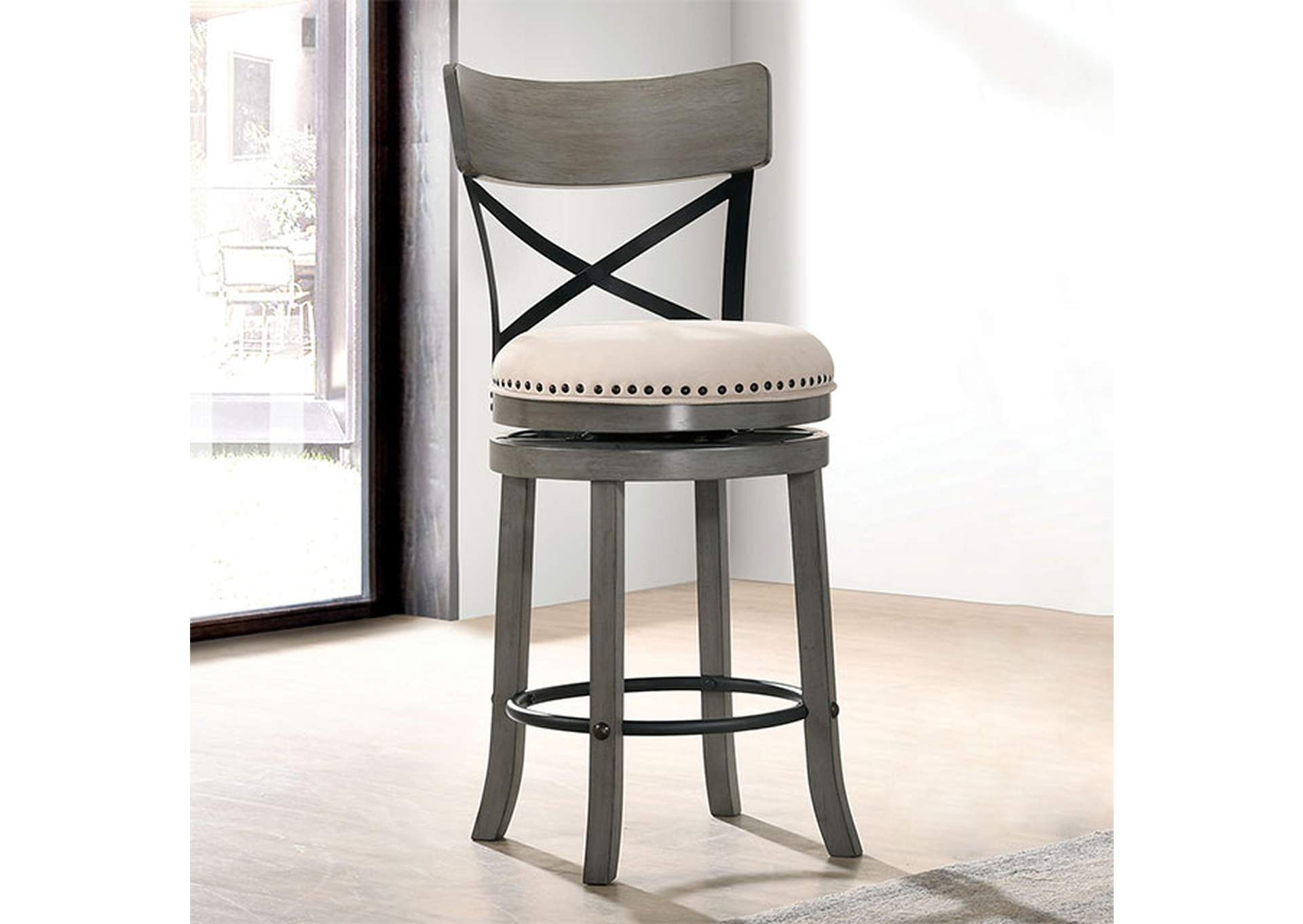 Clarence 24" Swivel Barstool (2/Box) image 1
