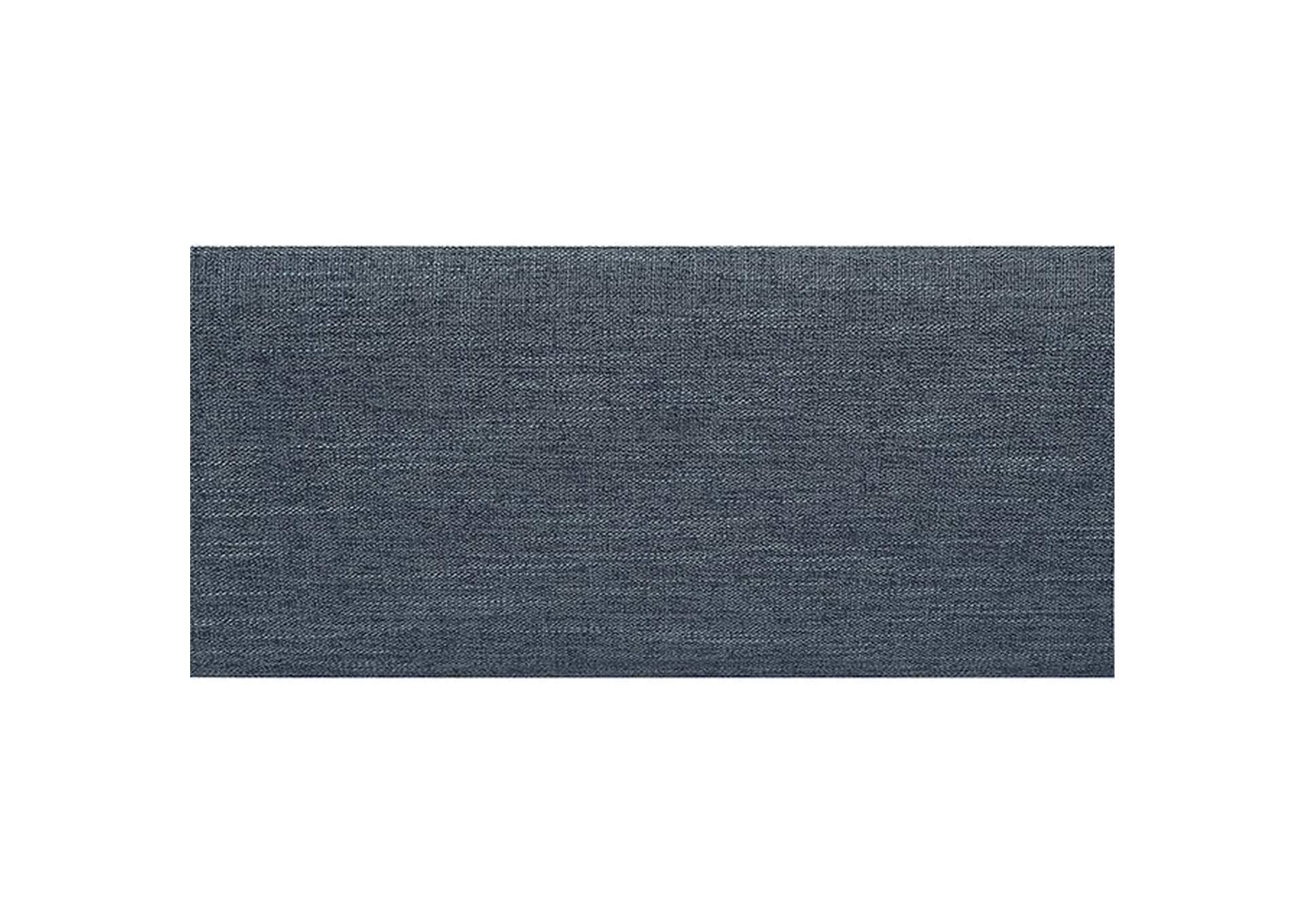 Ennis Queen Bed, Dark Blue