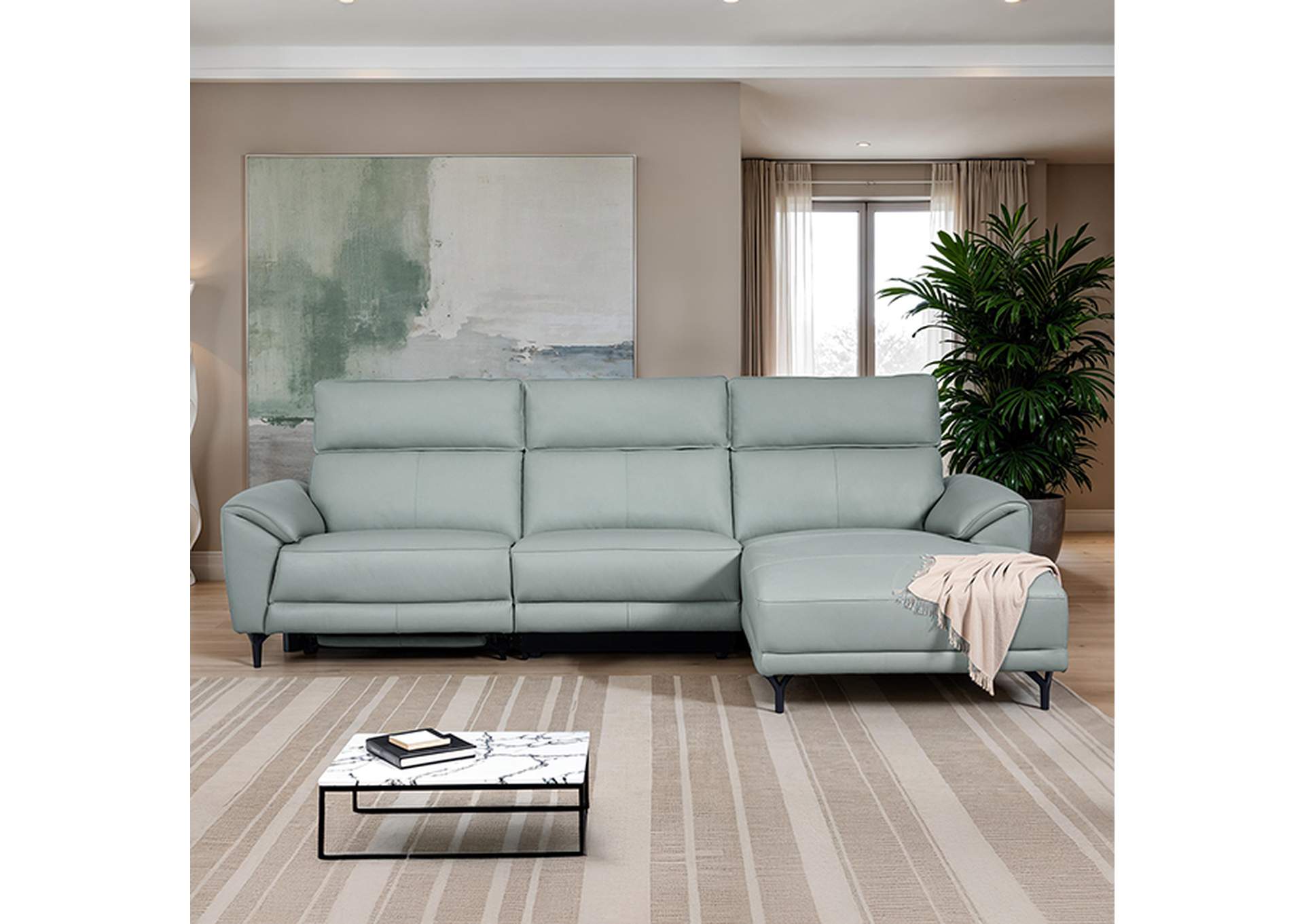 Theola Power Sectional, Right Chaise image 1