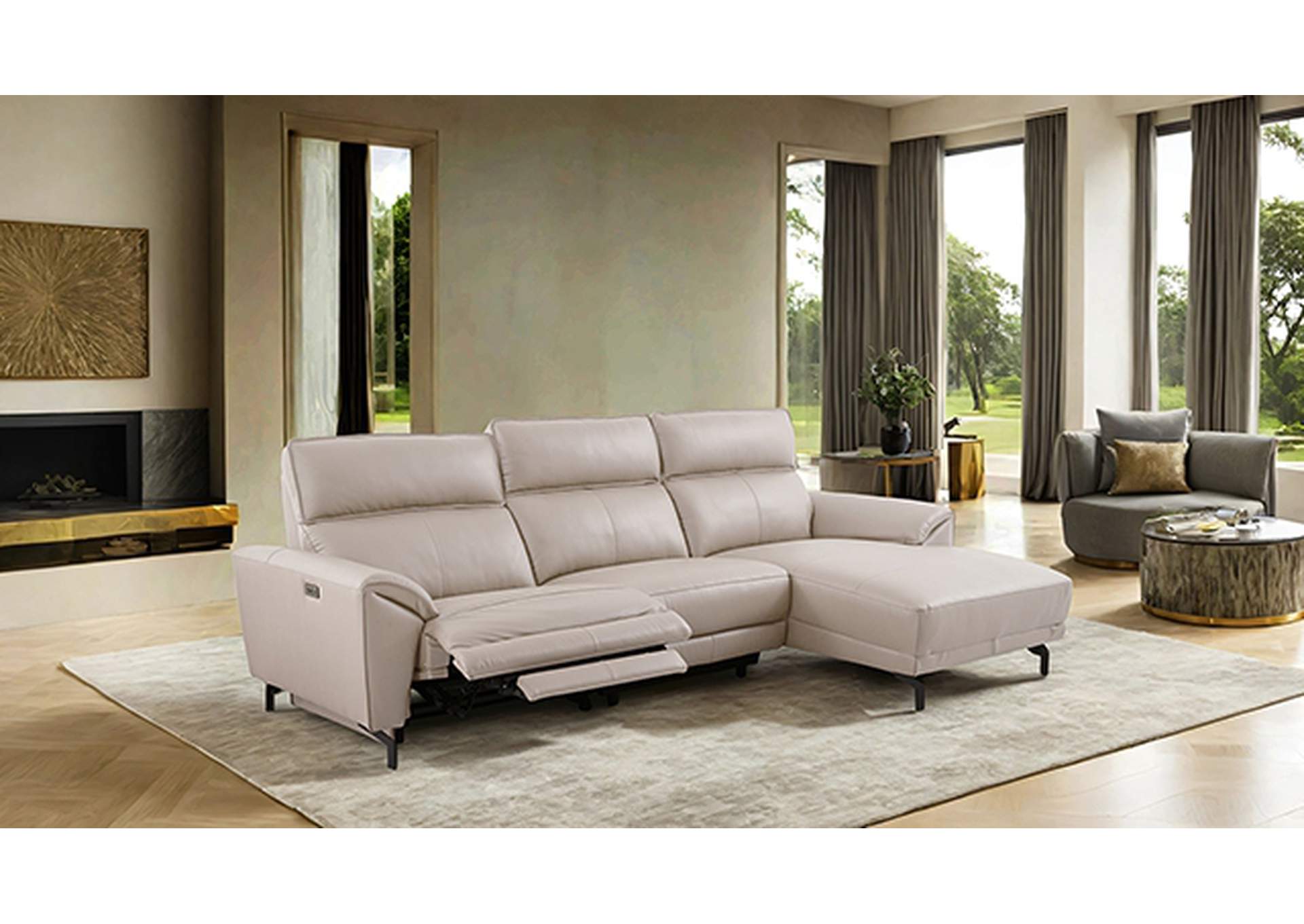 Theola Power Sectional, Right Chaise image 3