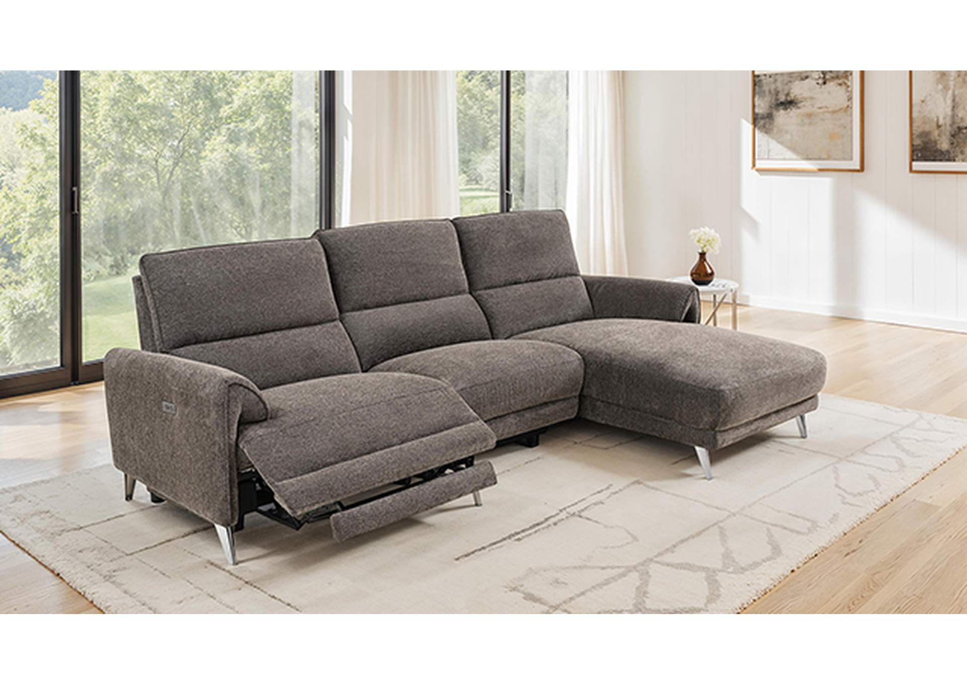 Brande Power Sectional, Right Chaise image 3