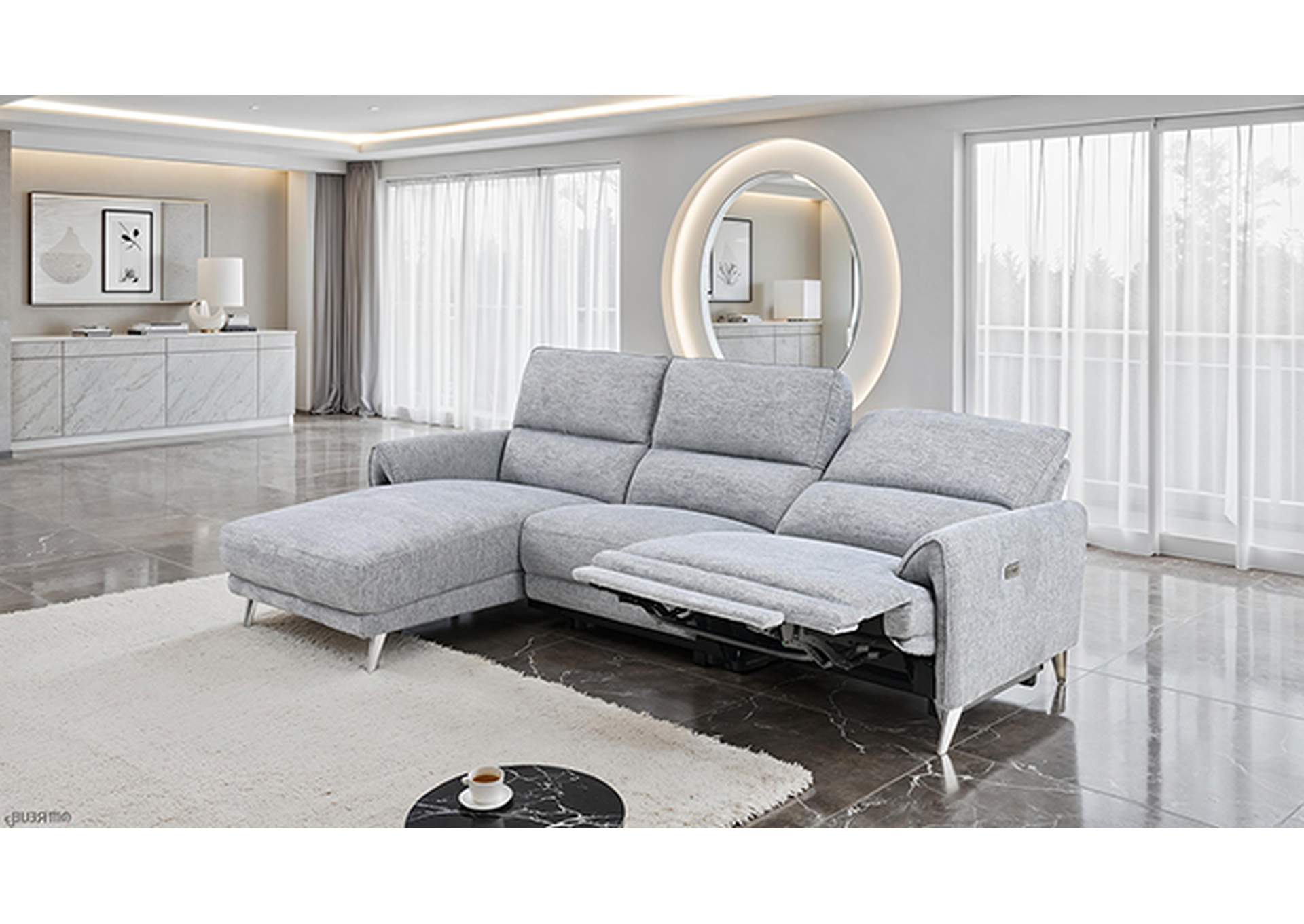Brande Power Sectional, Left Chaise image 3