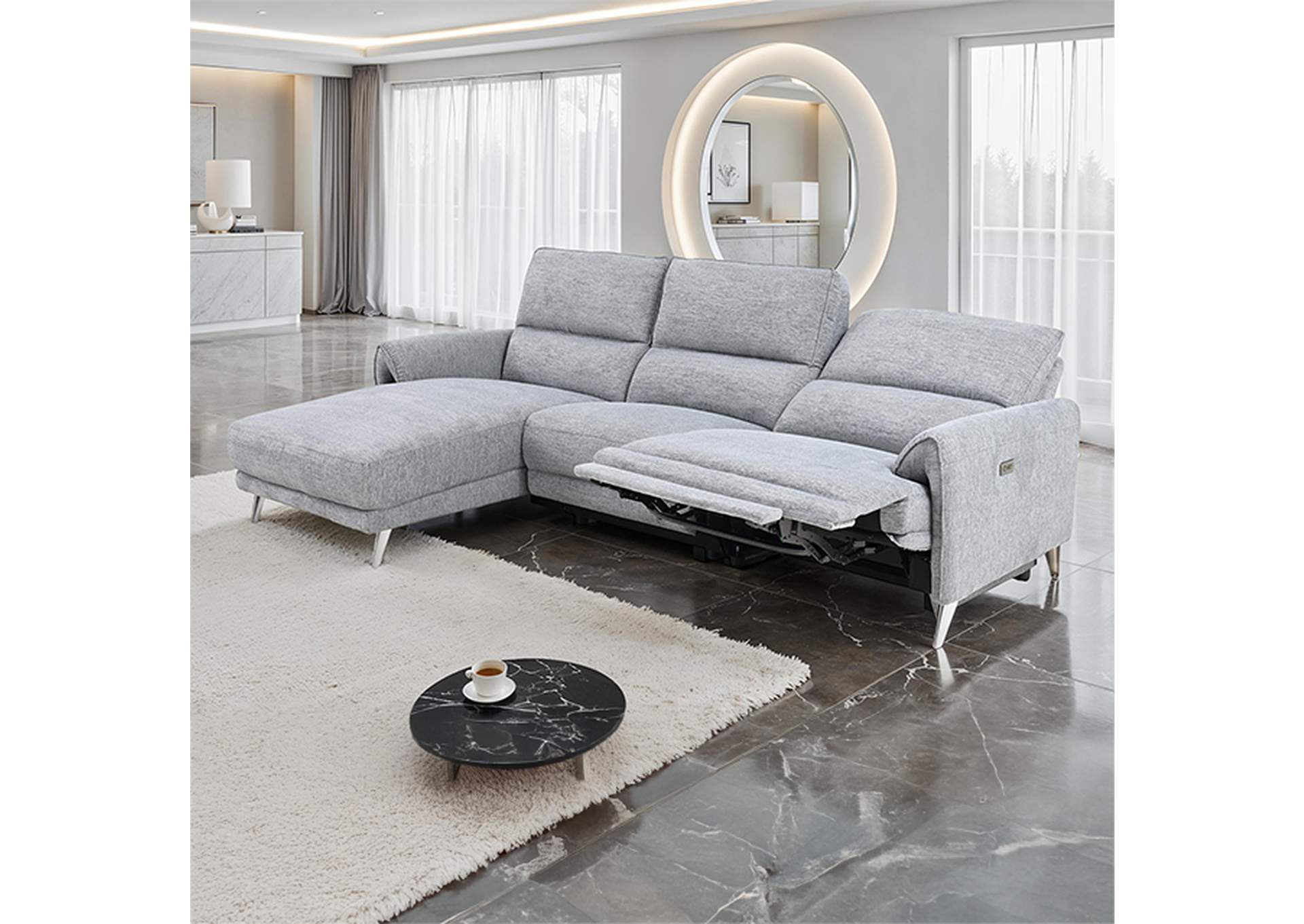 Brande Power Sectional, Left Chaise image 1