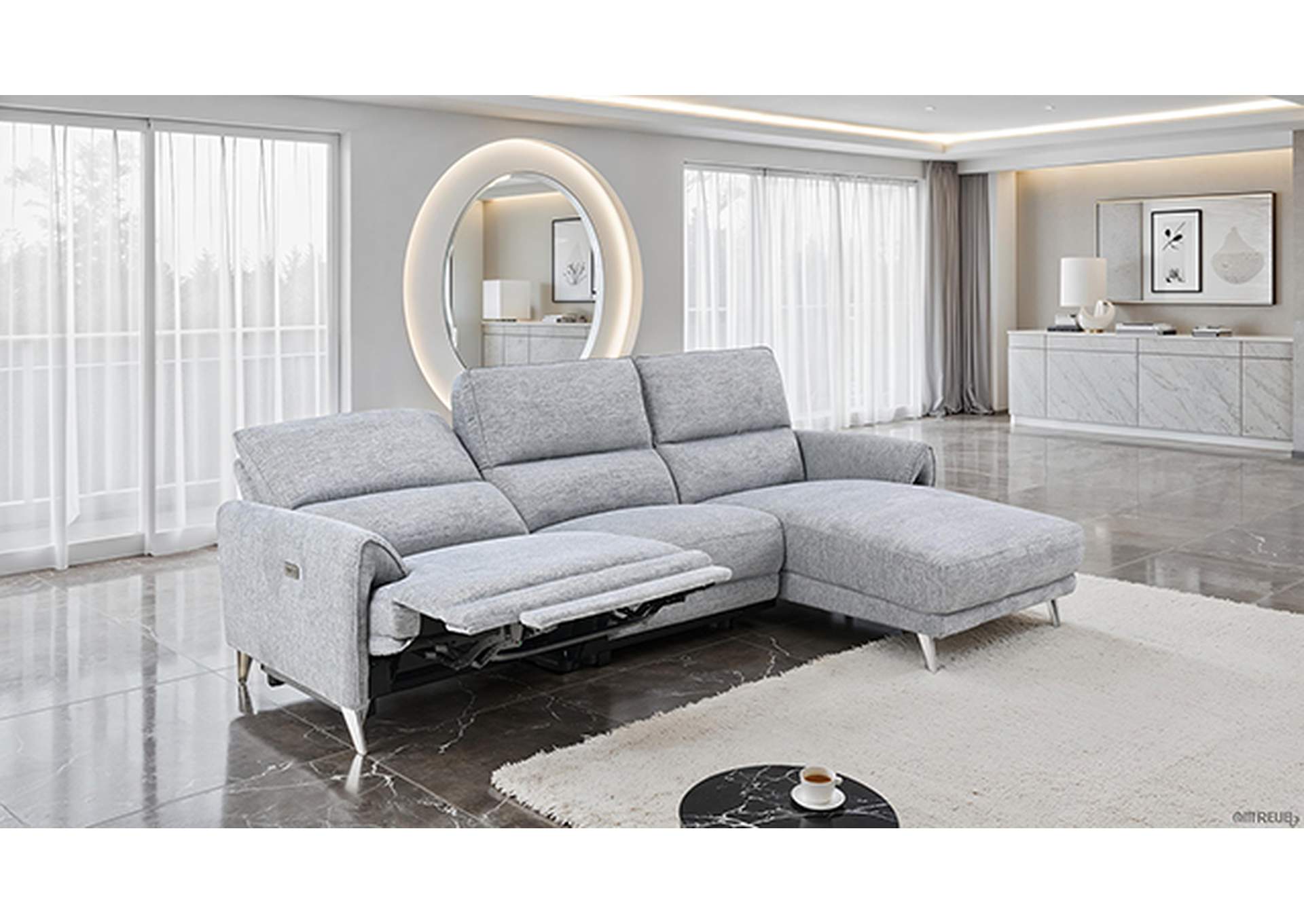 Brande Power Sectional, Right Chaise image 3