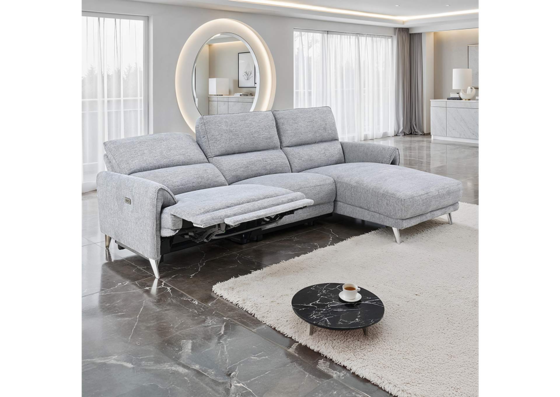 Brande Power Sectional, Right Chaise image 1
