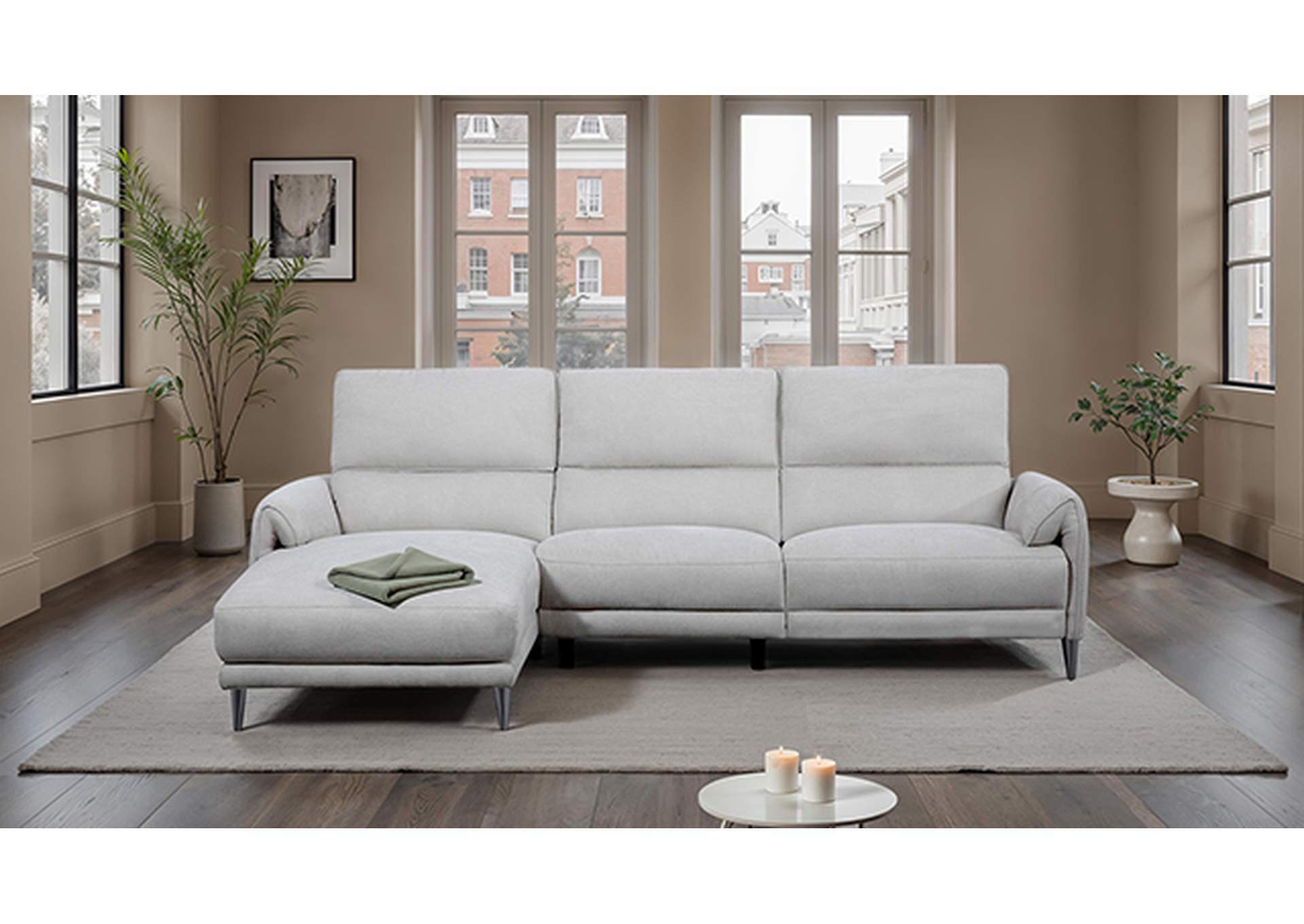 Brande Power Sectional, Left Chaise image 3