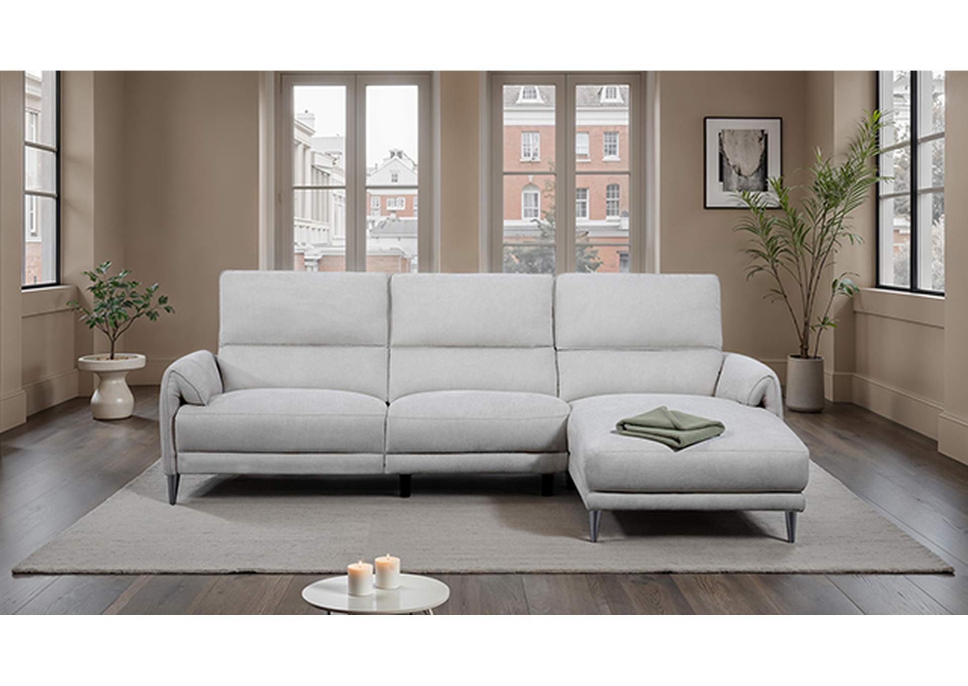 Brande Power Sectional, Right Chaise image 3