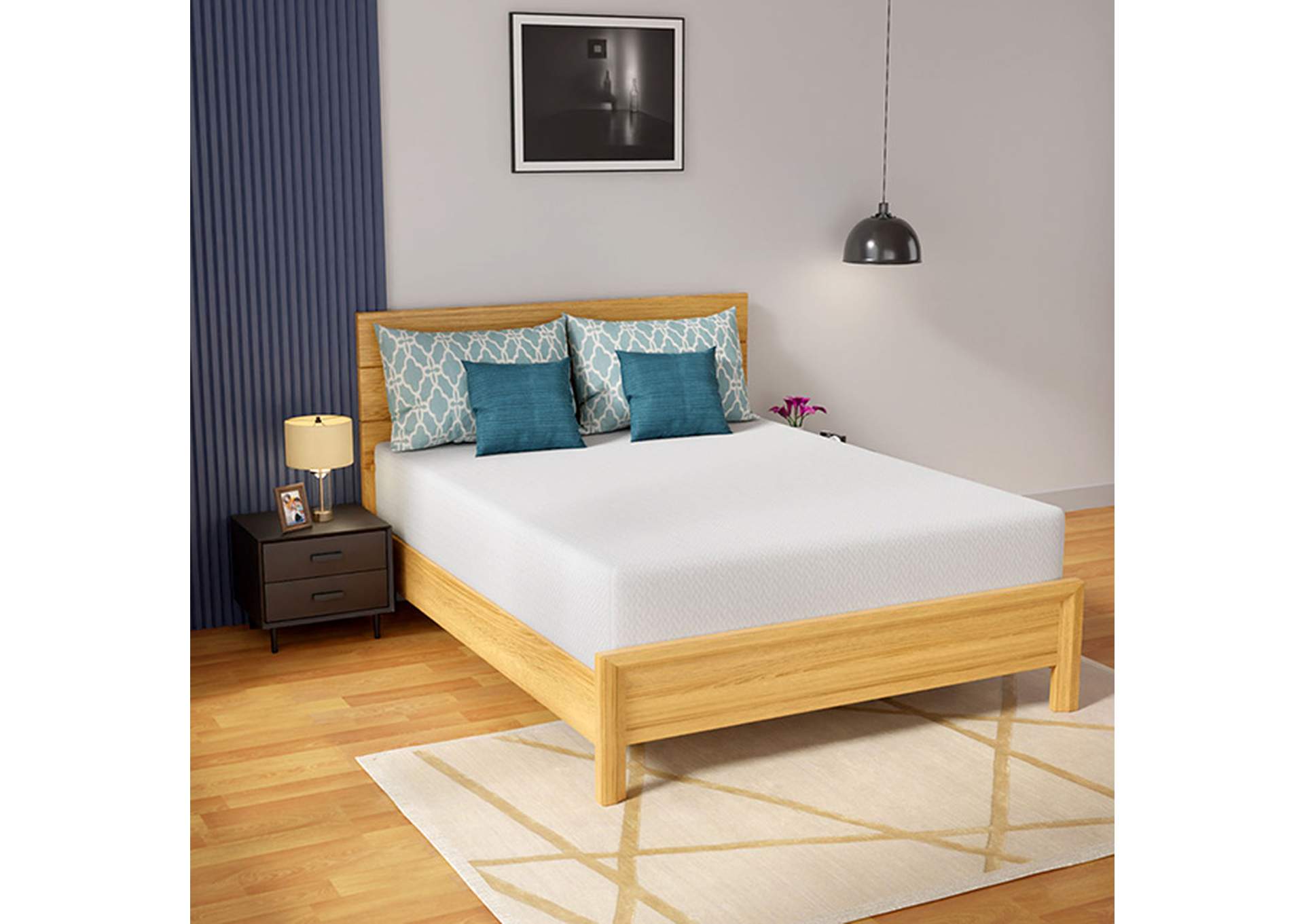 Coreopsis 12" Queen Memory Foam Wave Comfort