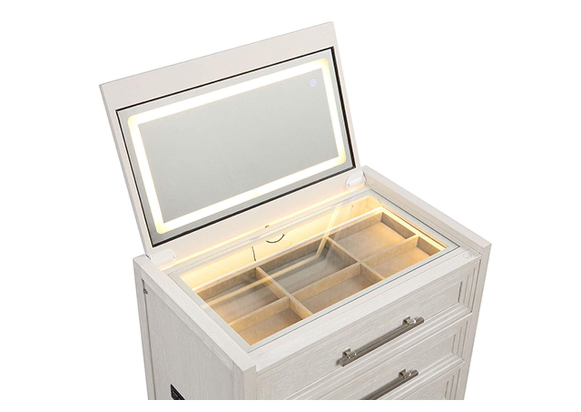 Ashburton Bedside Vanity Set w/ Stool image 7