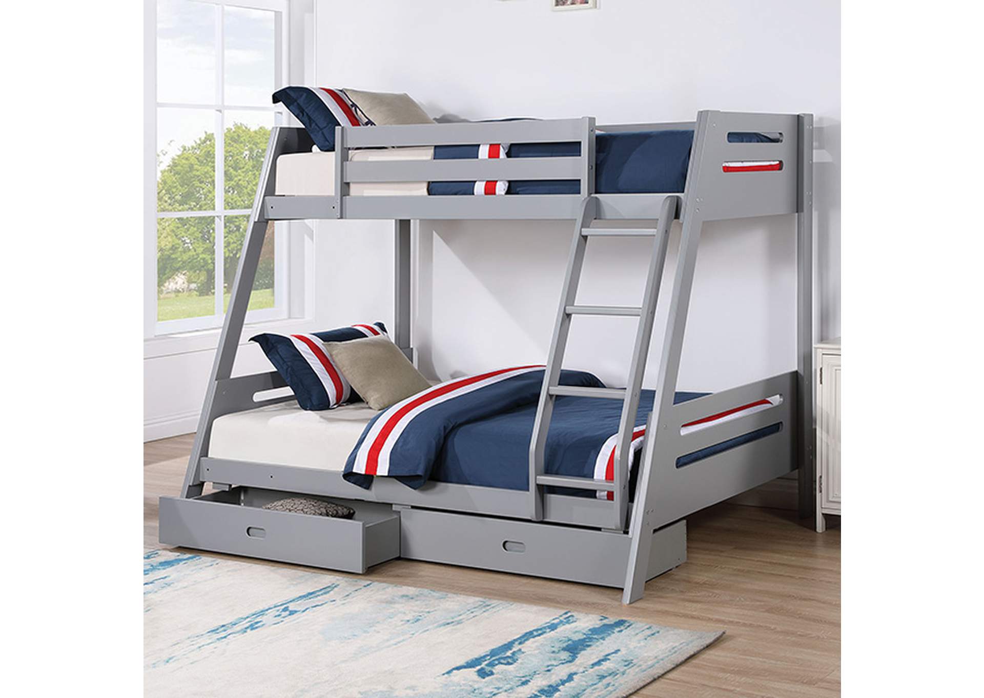 Emilee Twin/Full Bunk Bed image 1