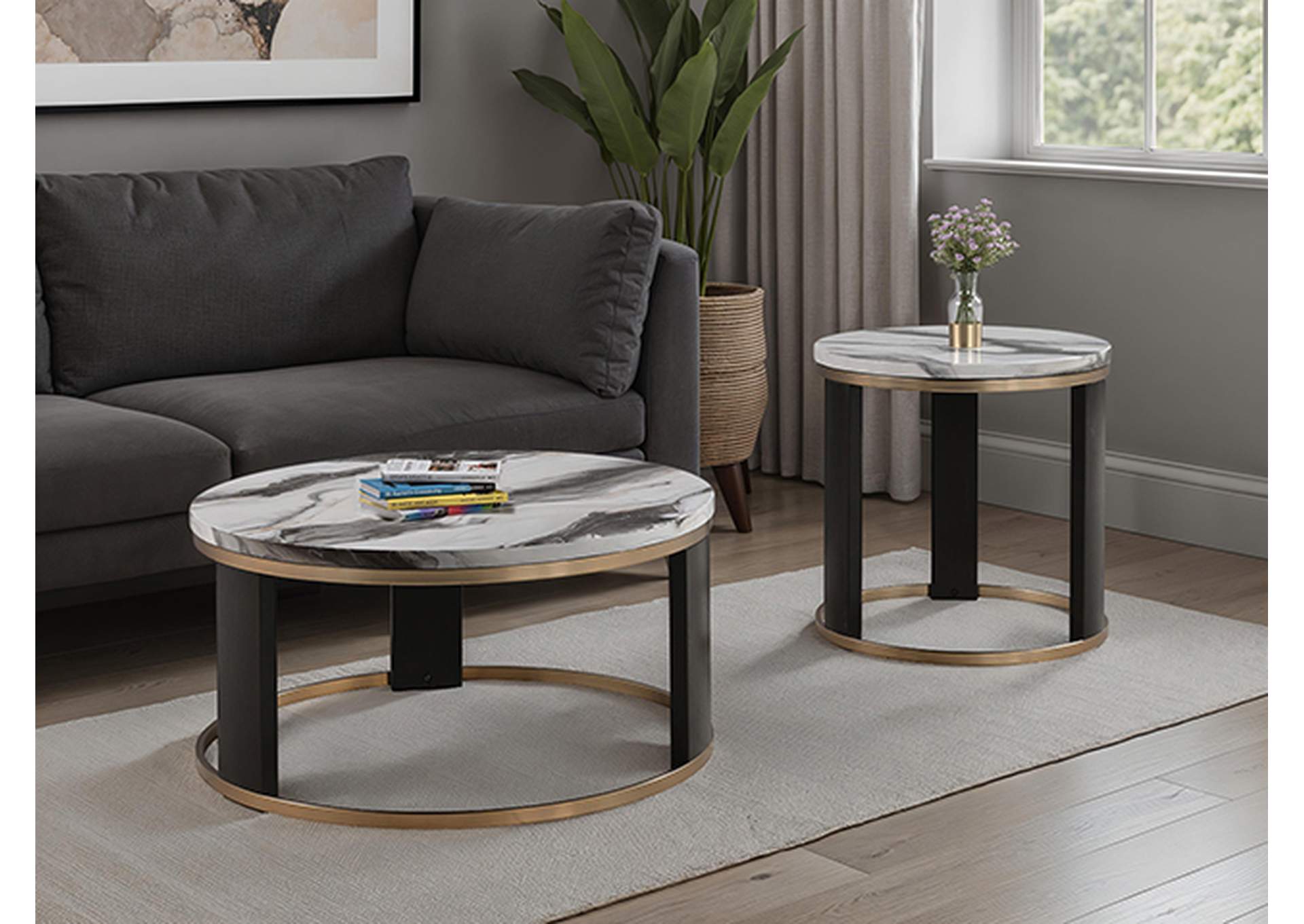 Bogor Round End Table image 3