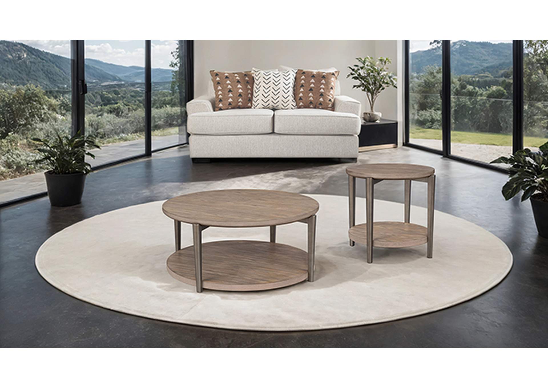 Roros Round Cocktail Table image 3