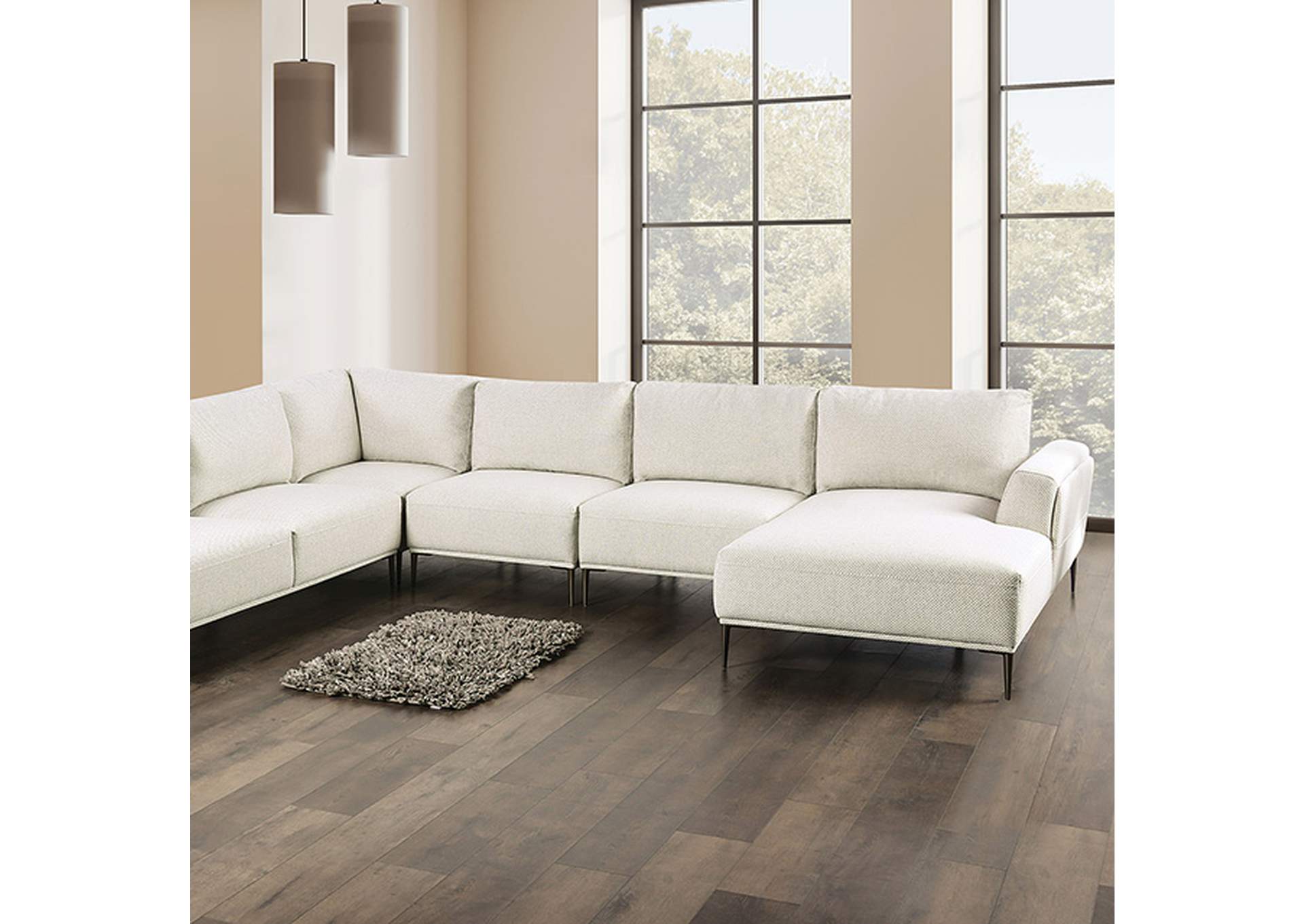 Gladbach J-Shaped Sectional