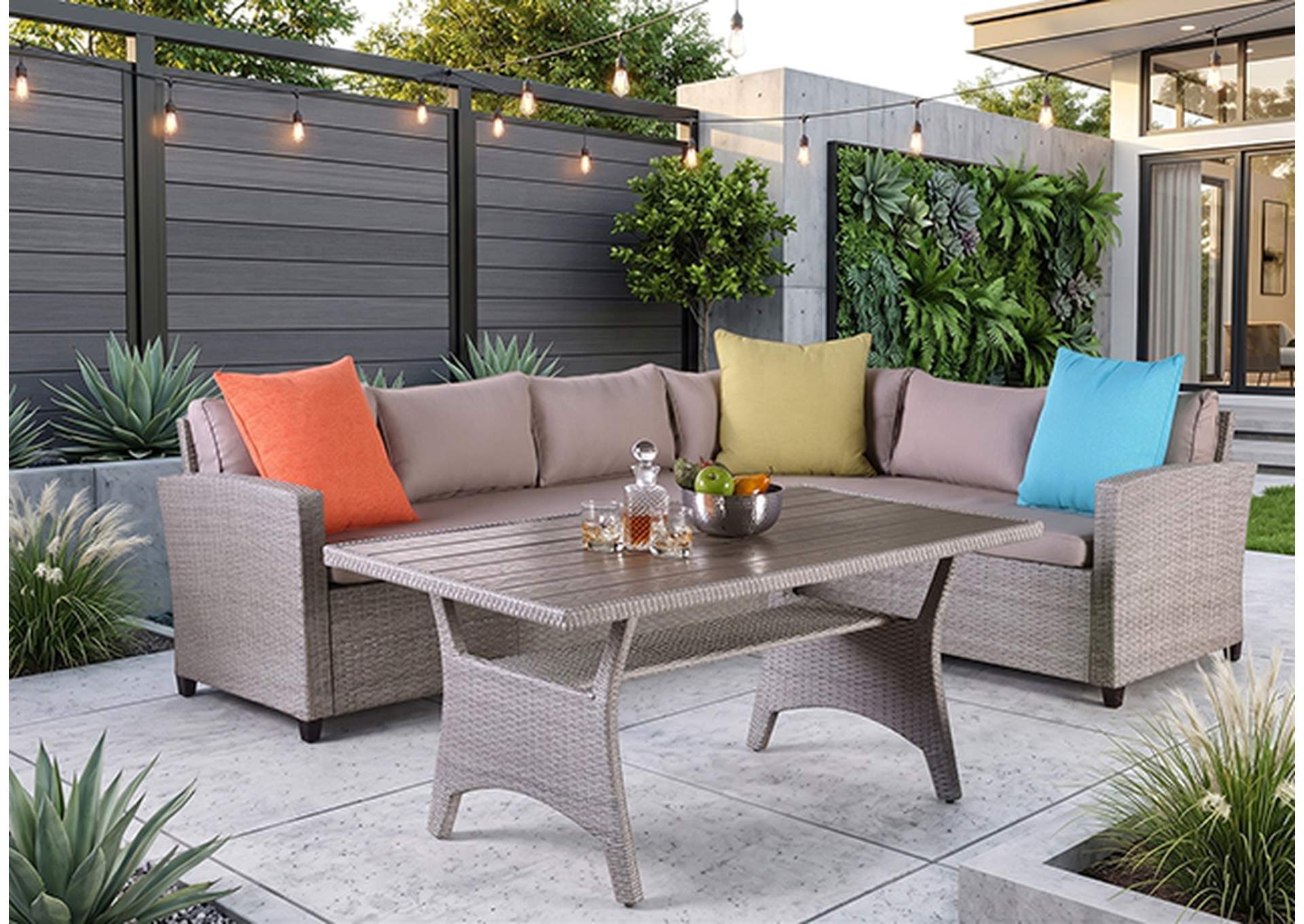 Kimana 3 PC. Patio Dining Set image 3