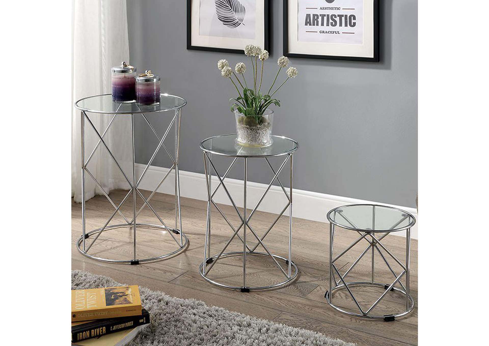 Madyson 3 Pc. Nesting Table image 1