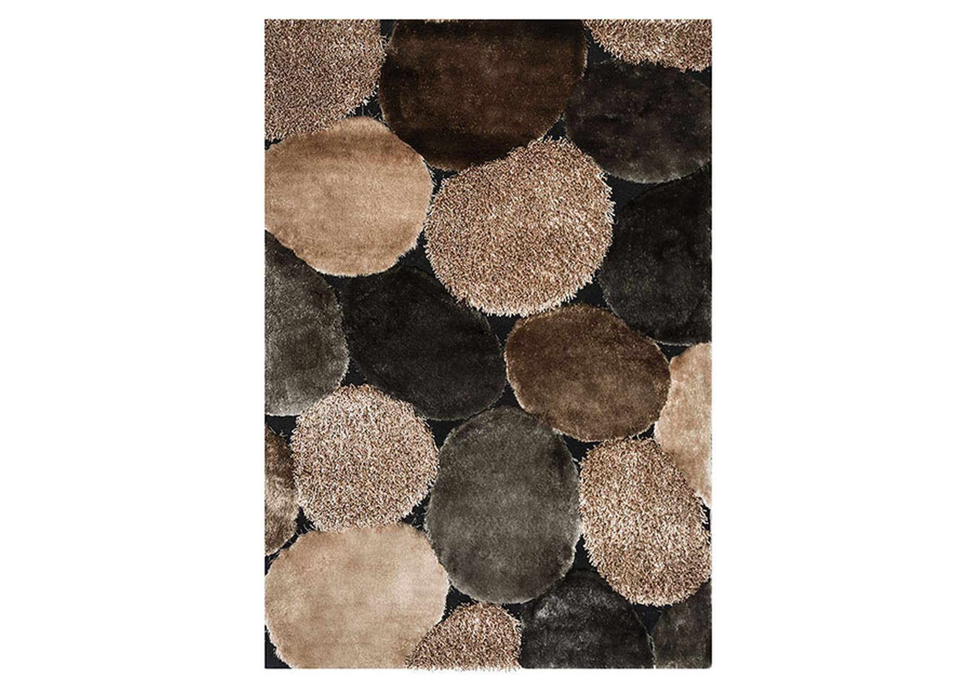 Vancouver 5' X 7' Gray & Beige Area Rug